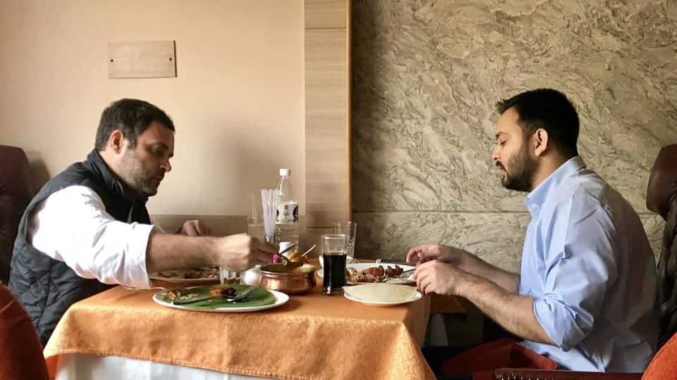 Rahul Gandhi-Tejaswi Yadav's lunch date creates political ripples