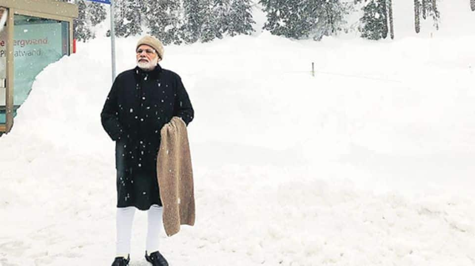 #Davos2018: Modi meets Swiss president; India hosts welcome reception