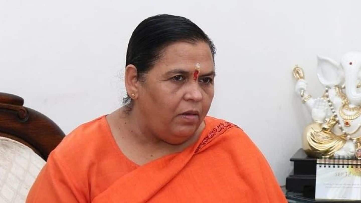 Is Uma Bharti protesting her demotion with a padyatra?