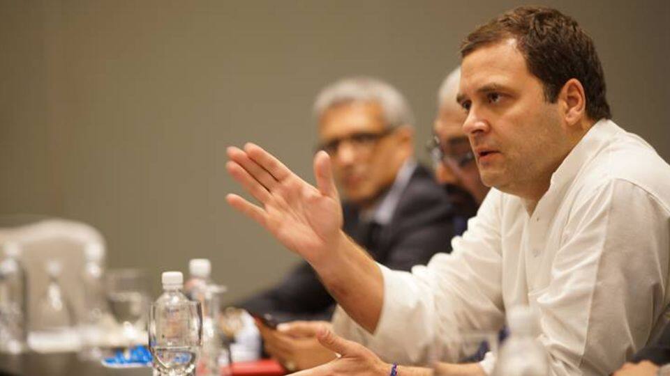Rahul Gandhi in Singapore: Congress has a clean slate now