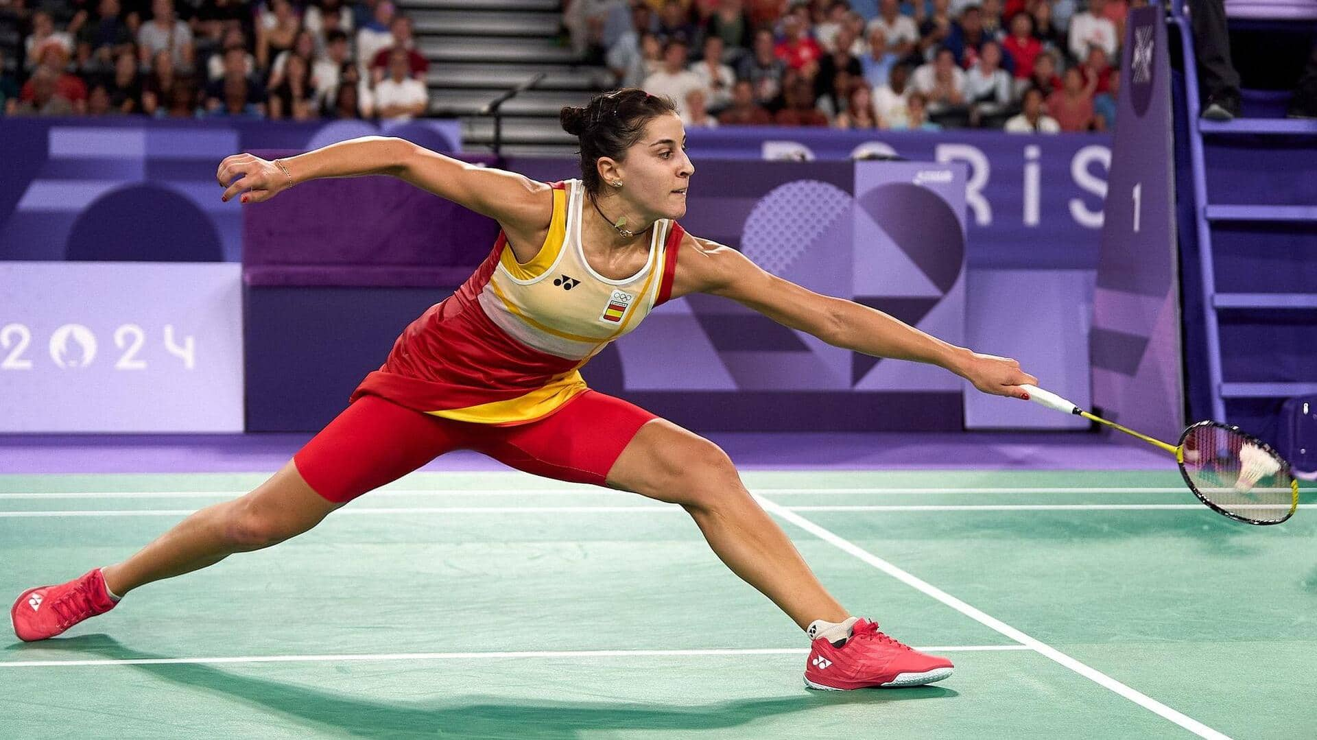 2024 Paris Olympics, badminton: He Bingjiao reaches women's singles final