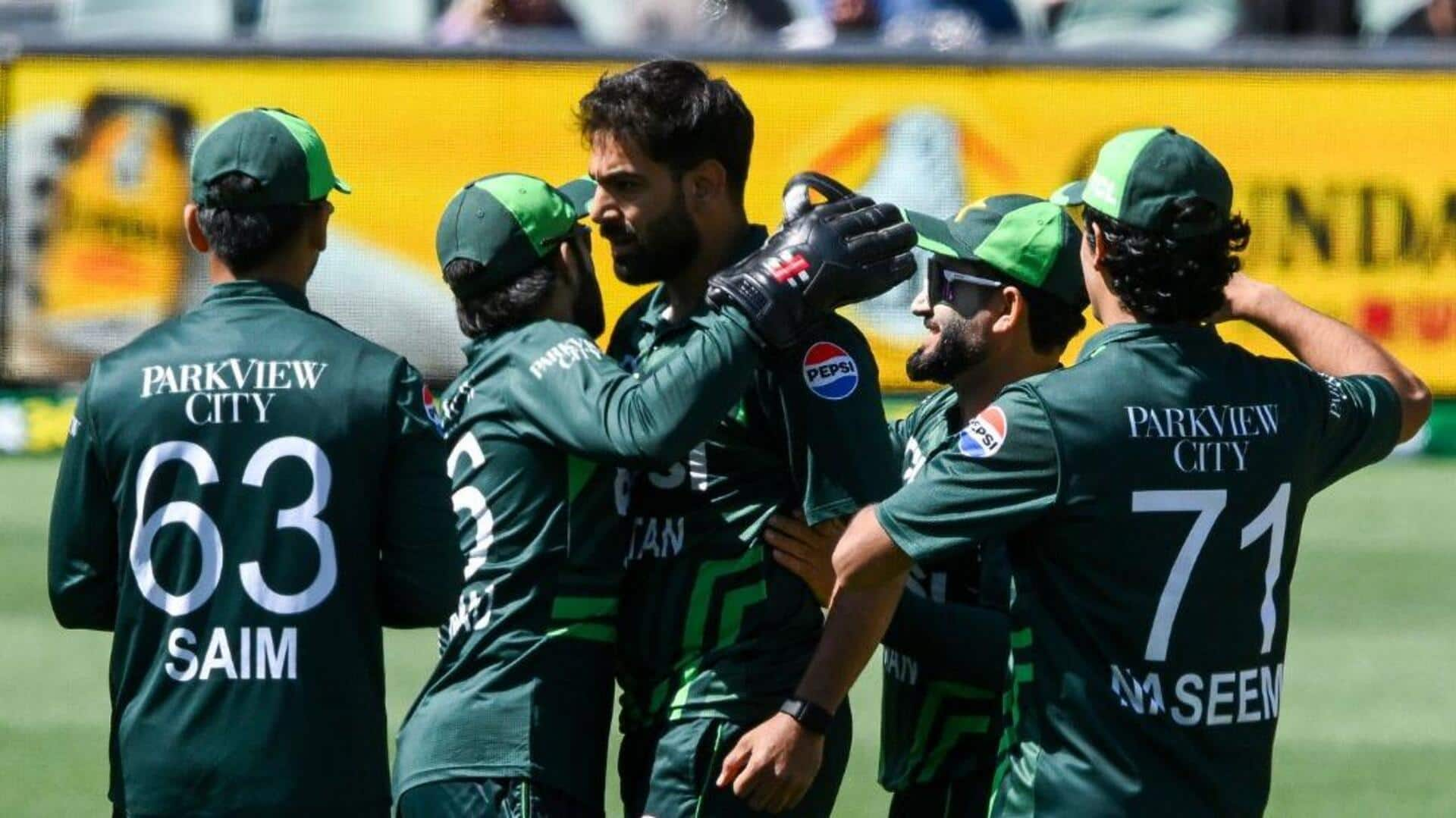 Presenting Pakistan pacers with fifers against Australia in Australia (ODIs)