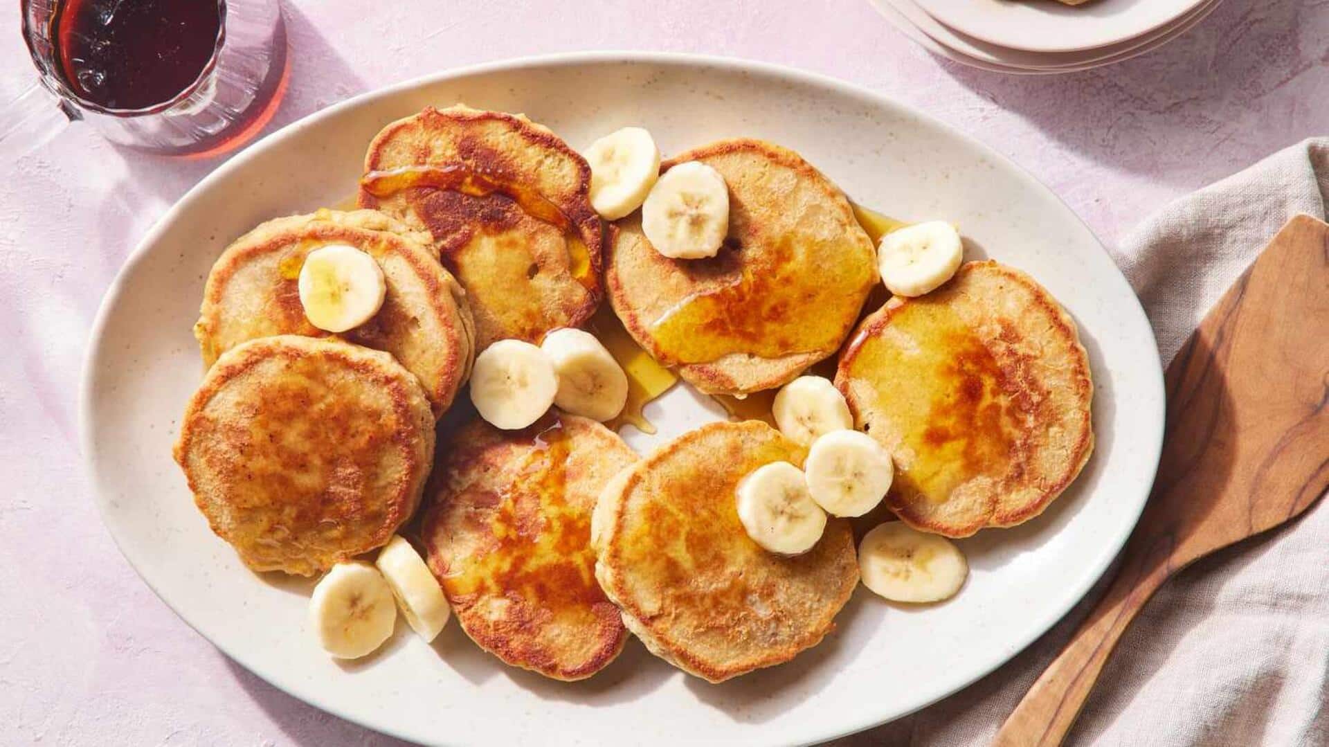 Try this quick banana oat pancakes recipe Try this quick banana oat pancakes recipe