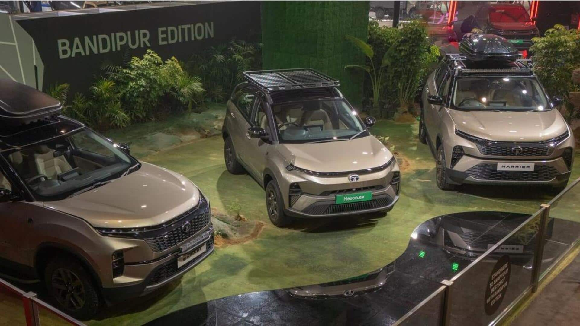 Tata Motors unveils limited-run Bandipur Edition of Nexon.EV, Harrier, Safari