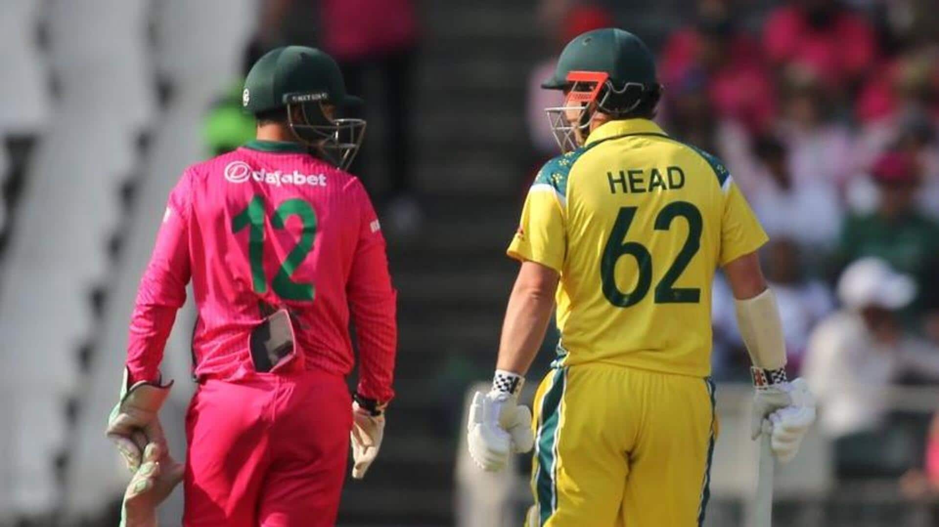 Mitchell Marsh, Travis Head record ODI half-centuries versus SA: Stats