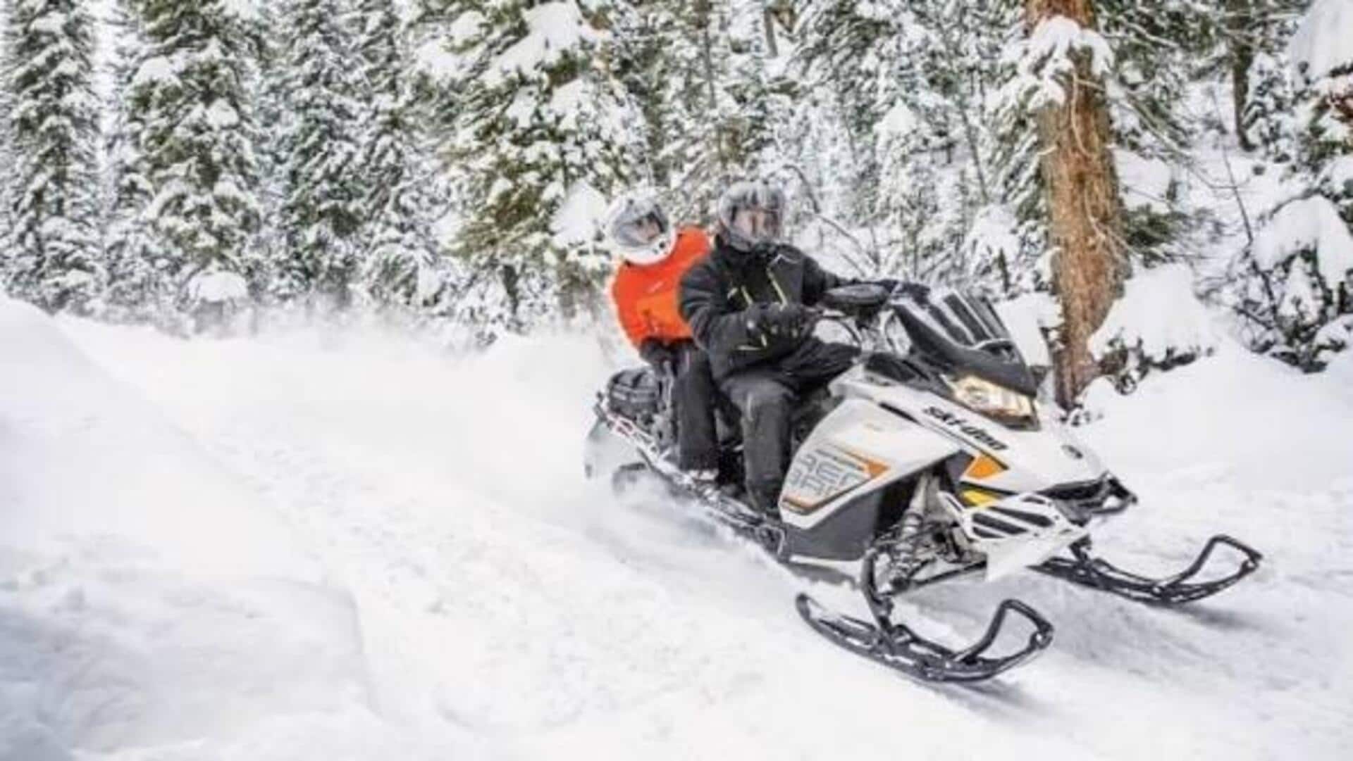 Glide across Iceland's glaciers on an electric snowmobile 