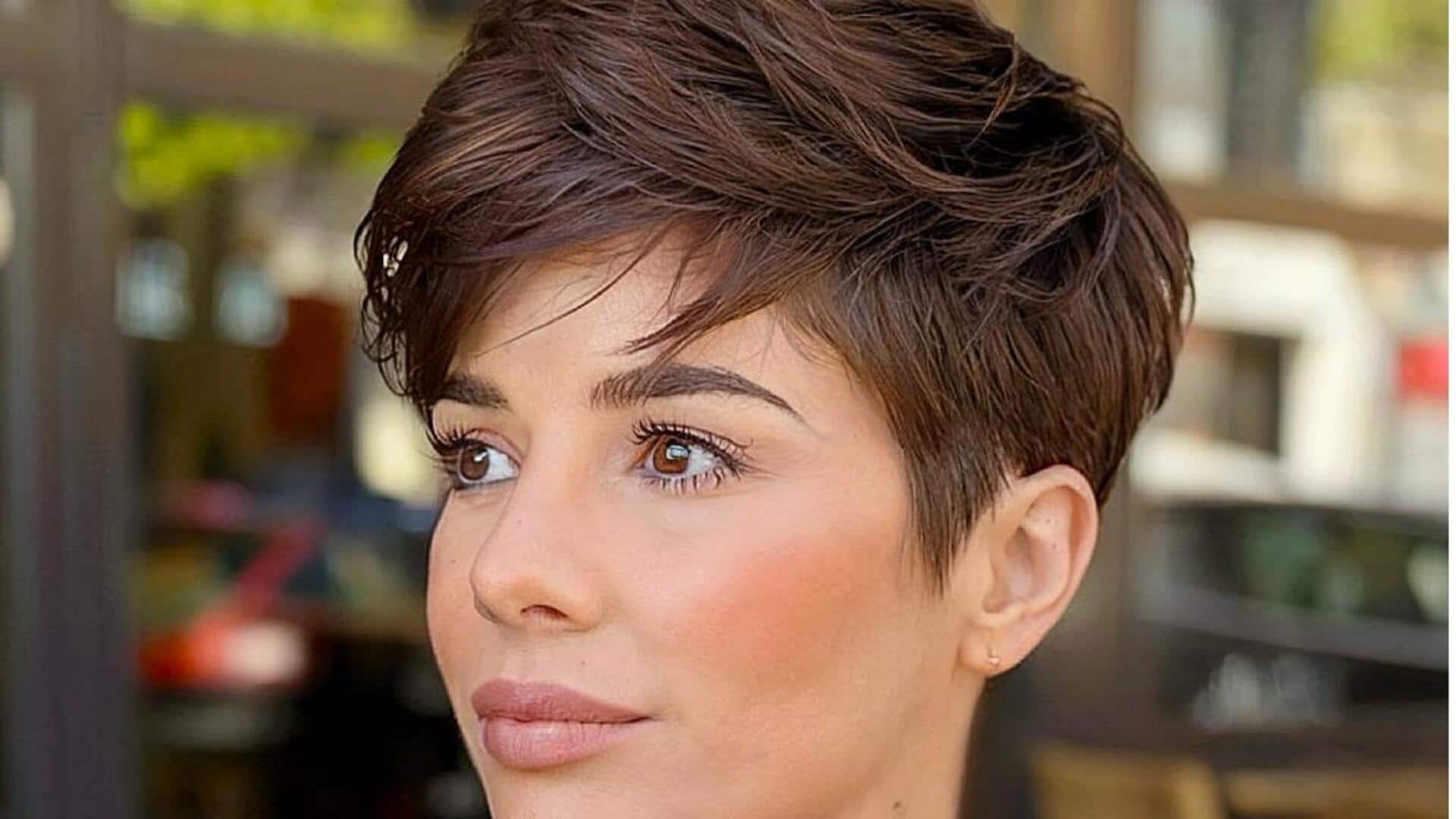 How to achieve a bold look with layered pixie cut