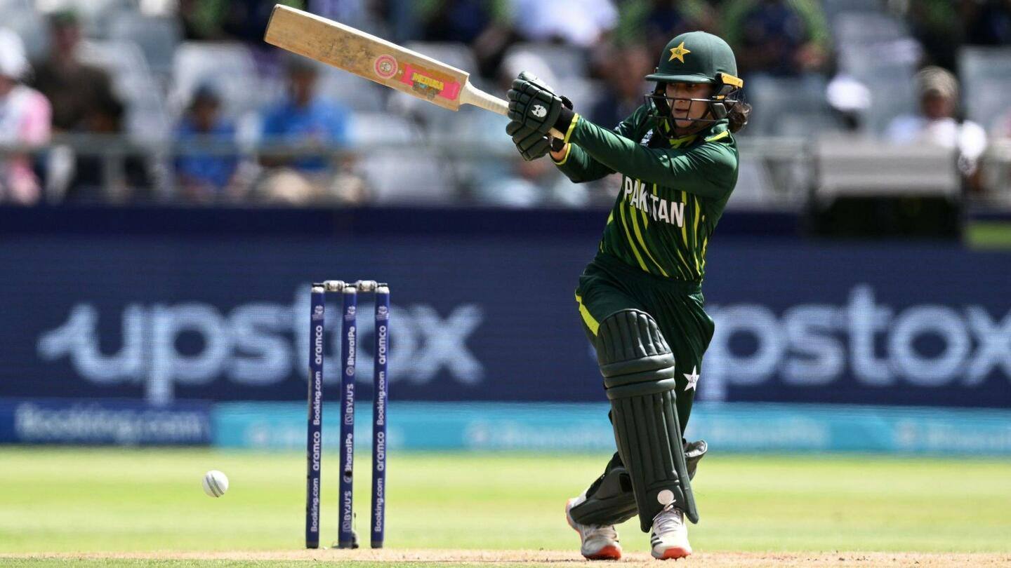 Women's T20 WC: Pakistan's Bismah Maroof hammers fifty against India 