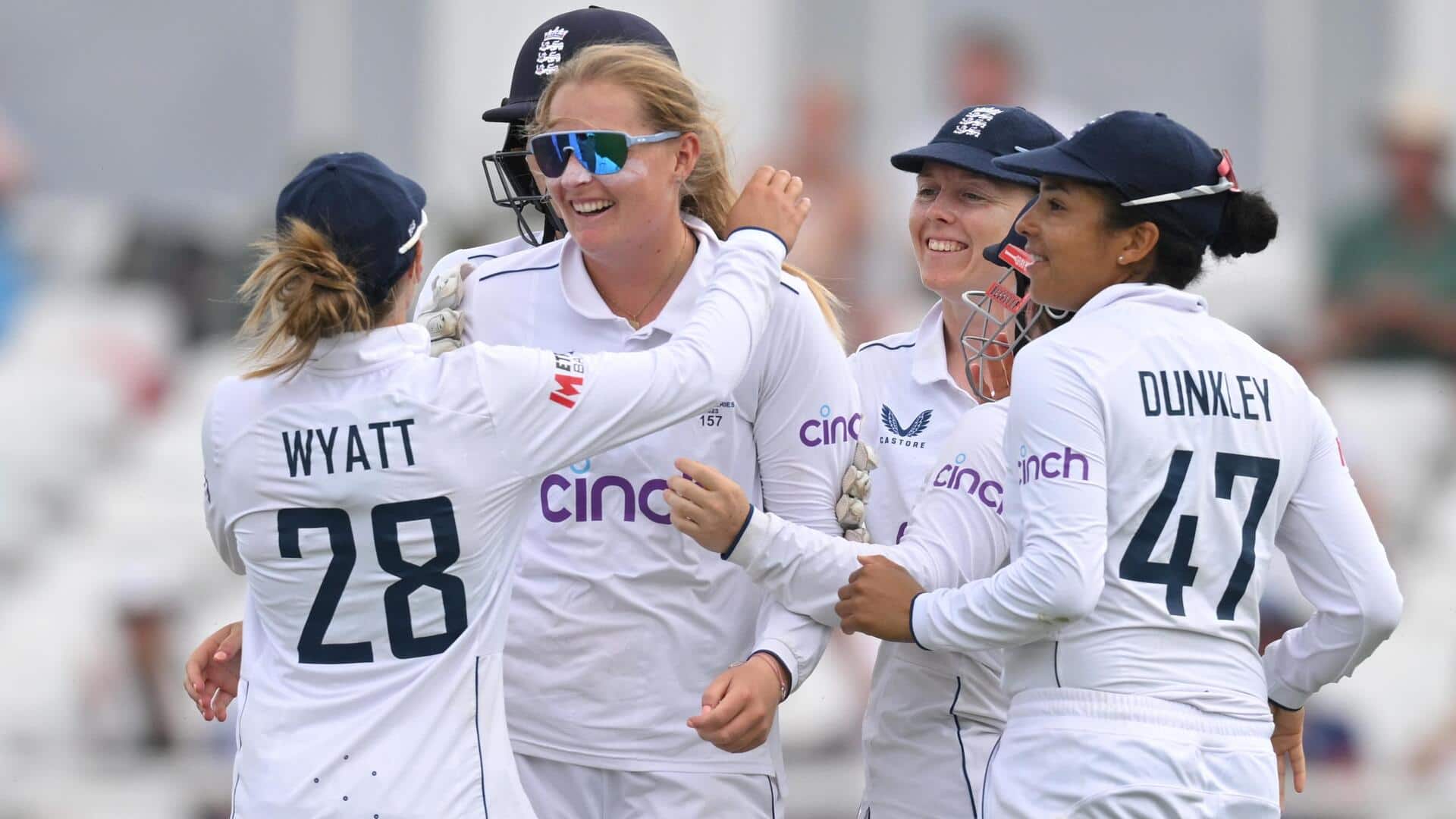 Women's Ashes: Sophie Ecclestone claims historic 10-wicket match haul