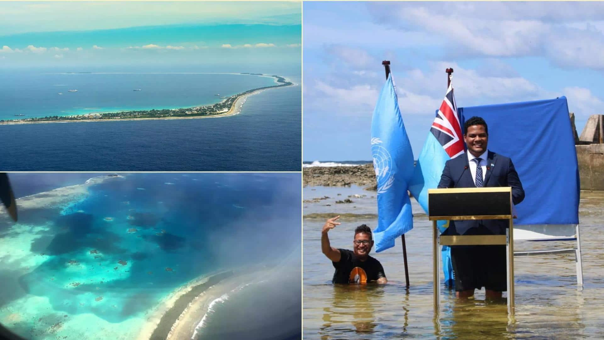 Tuvalu, world's fourth smallest country, faces rising sea level threat