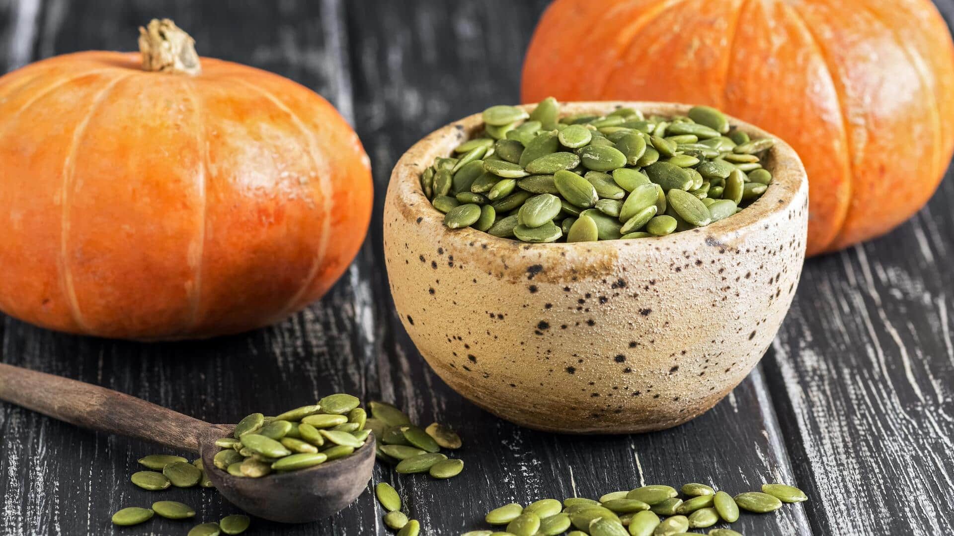 What's inside 100g of pumpkin seeds