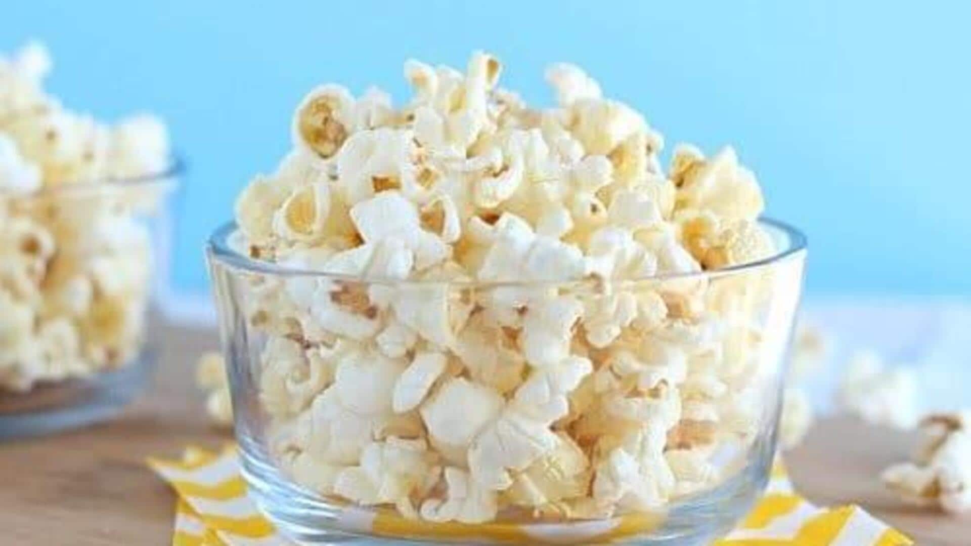 Air-popped popcorn: A light and healthy snack choice Air-popped popcorn: A light and healthy snack choice
