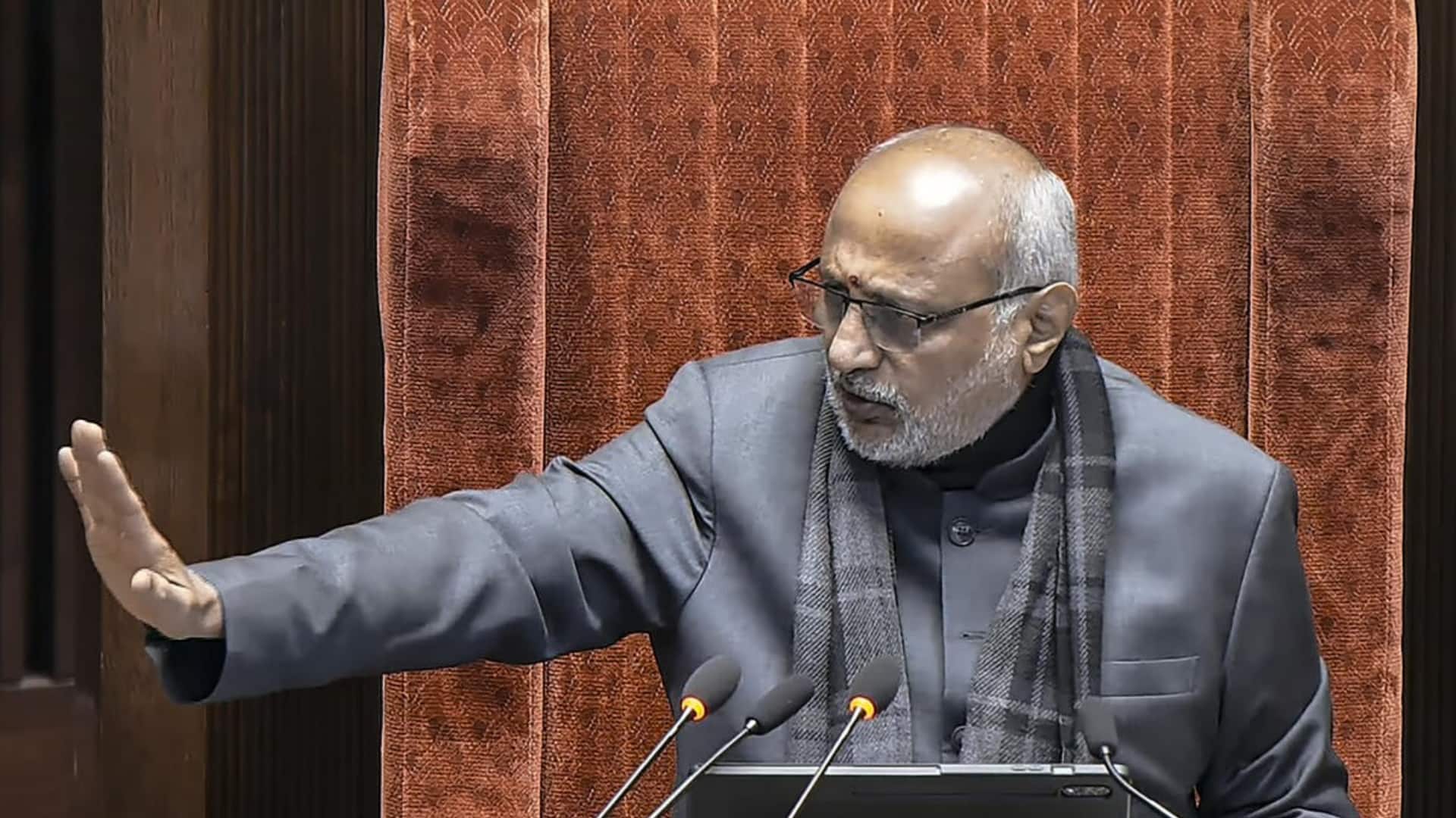 BJP MP withdraws forensic question, Opposition walks out of RS