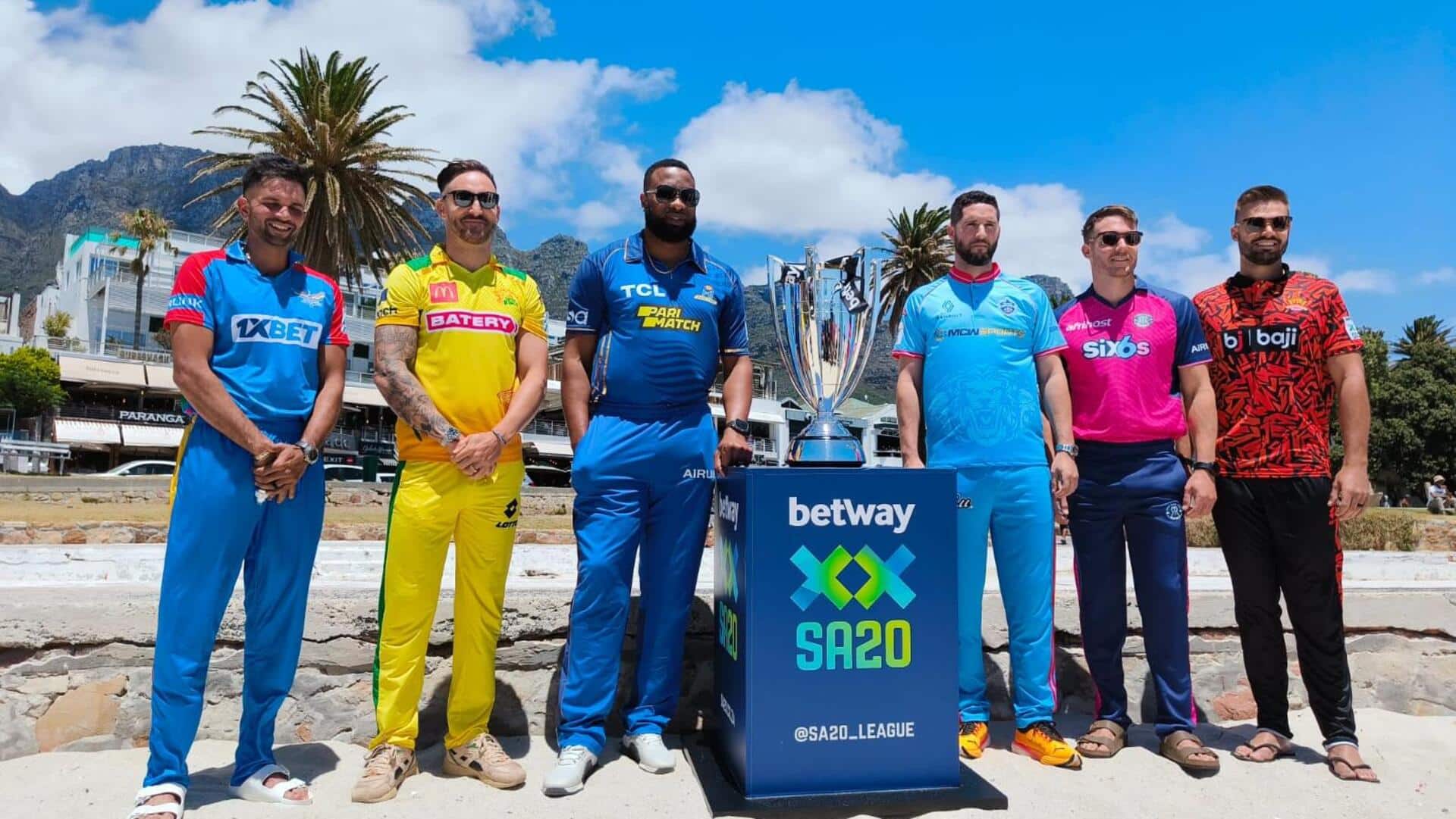 SA20 2027 auction: Faf du Plessis and Kieron Pollard reunite