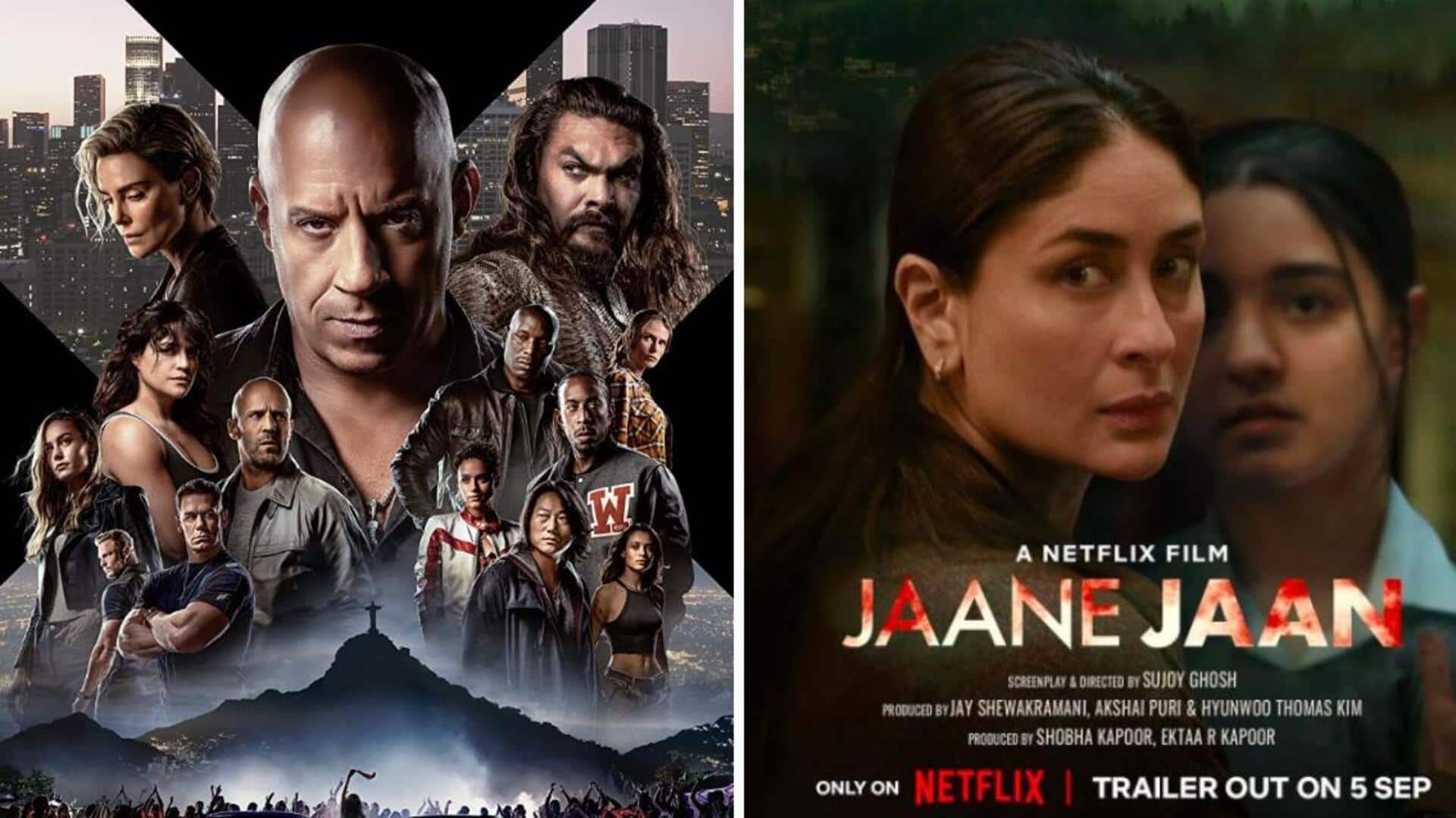 'Fast X,' 'Jaane Jaan': Your OTT weekend watchlist is here