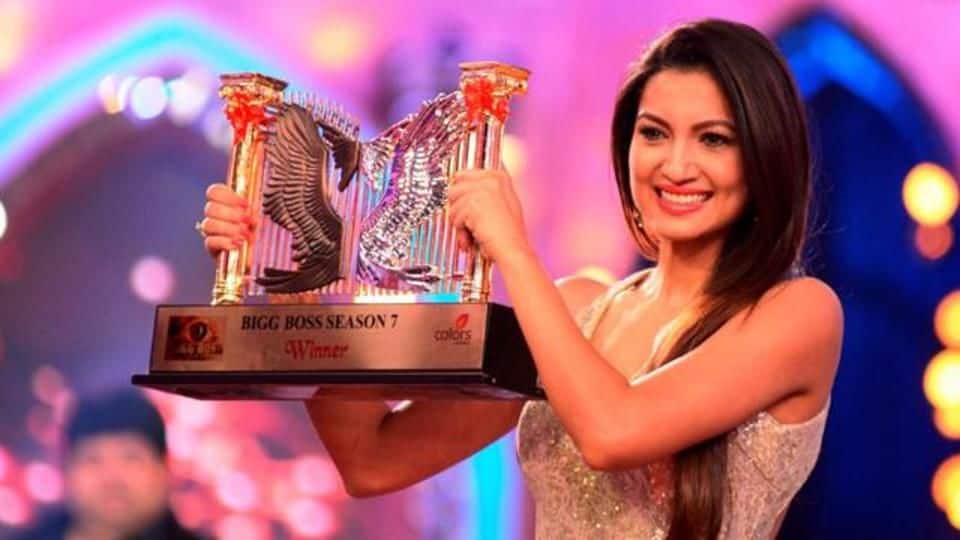 Gauhar Khan won Bigg Boss 7 Gauhar Khan won Bigg Boss 7