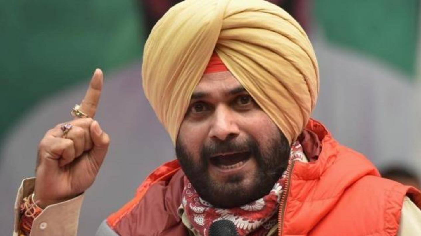 Sidhu also resigned as Punjab Congress chief yesterday Sidhu also resigned as Punjab Congress chief yesterday