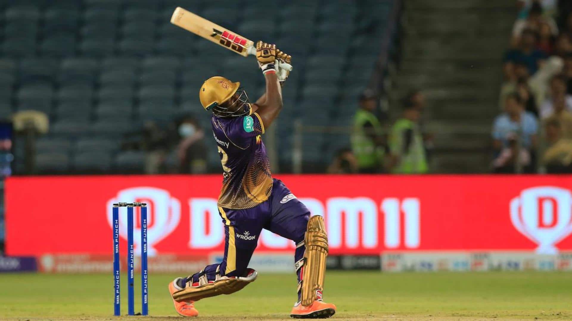 Andre Russell becomes the third batter with 600 T20 sixes