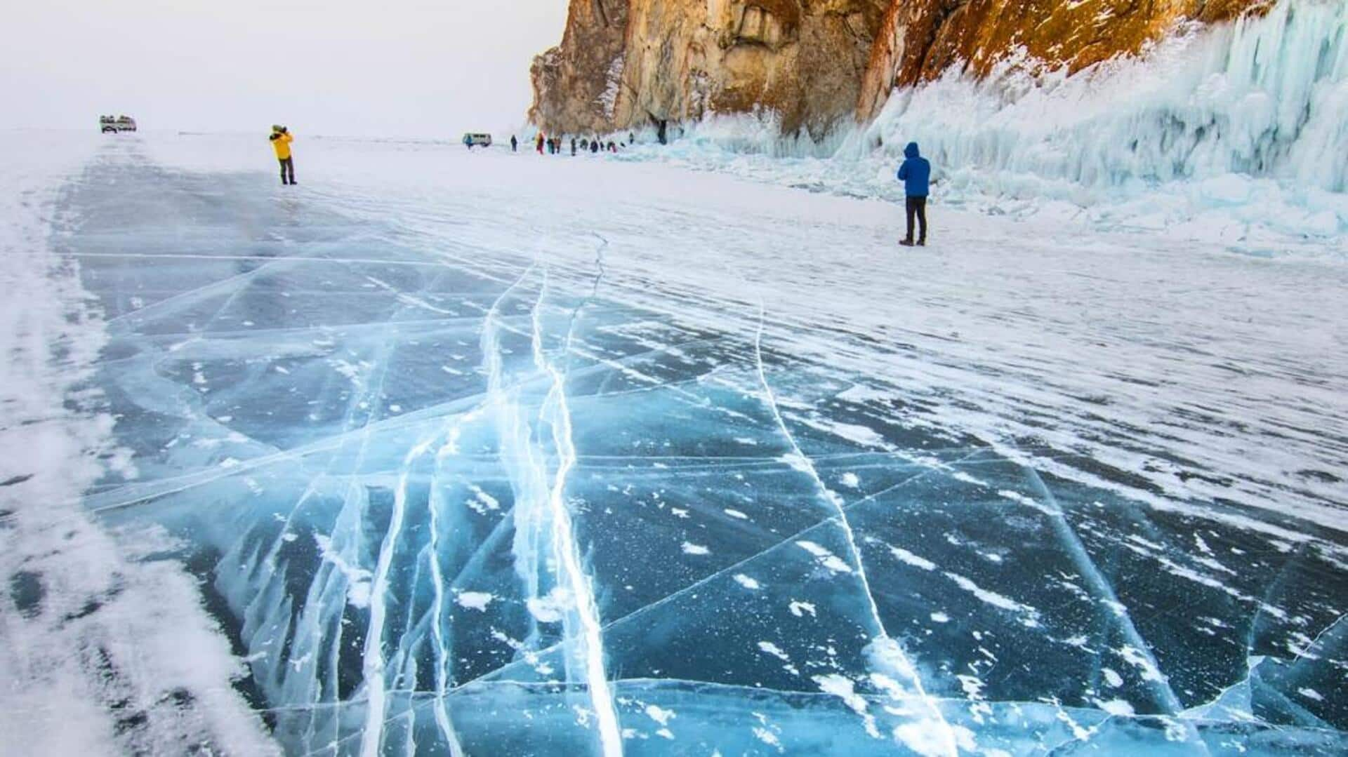 Lake Baikal in Russia is worth visiting during winter