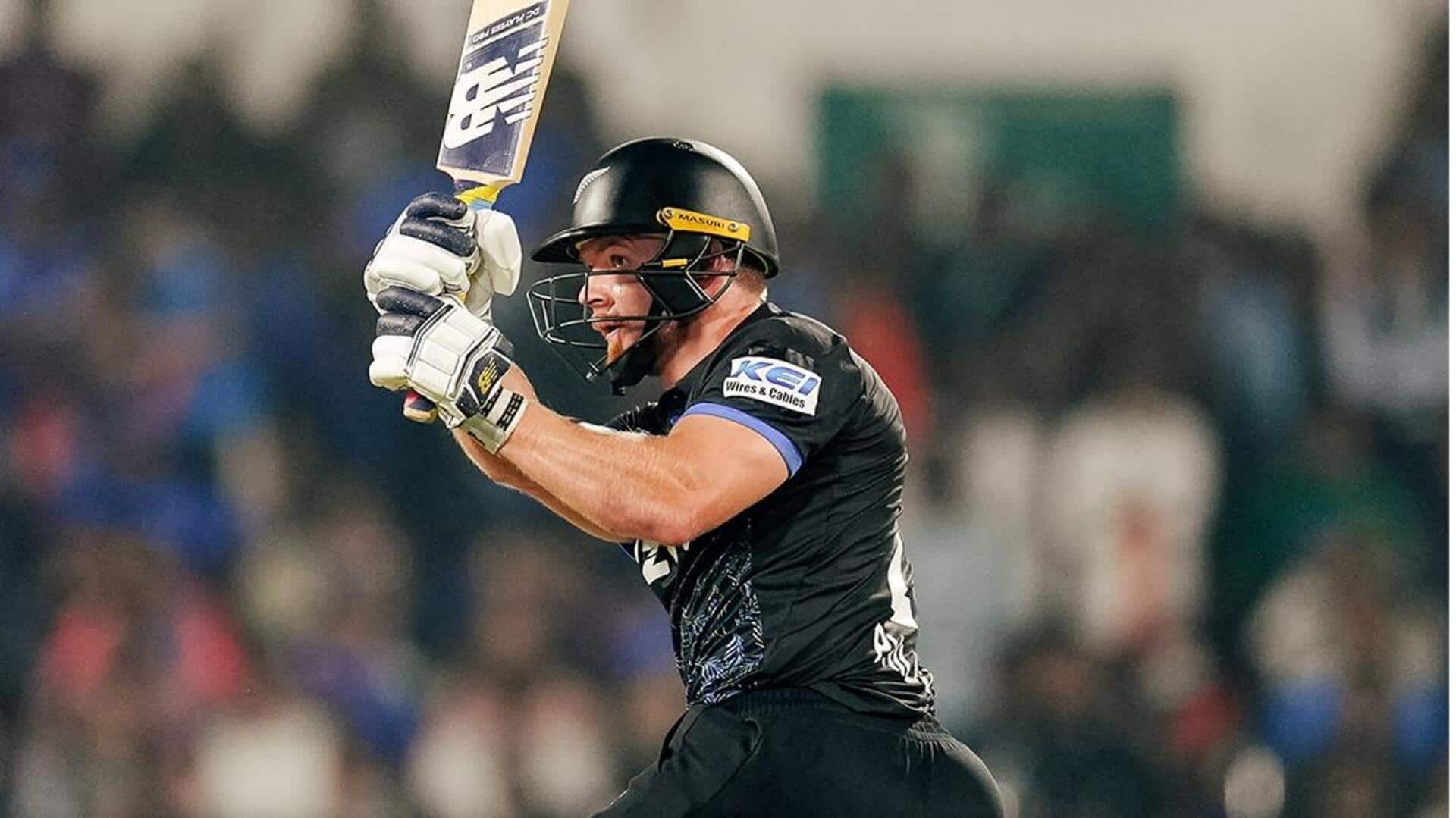 Glenn Phillips becomes third NZ batter with 100 T20I sixes