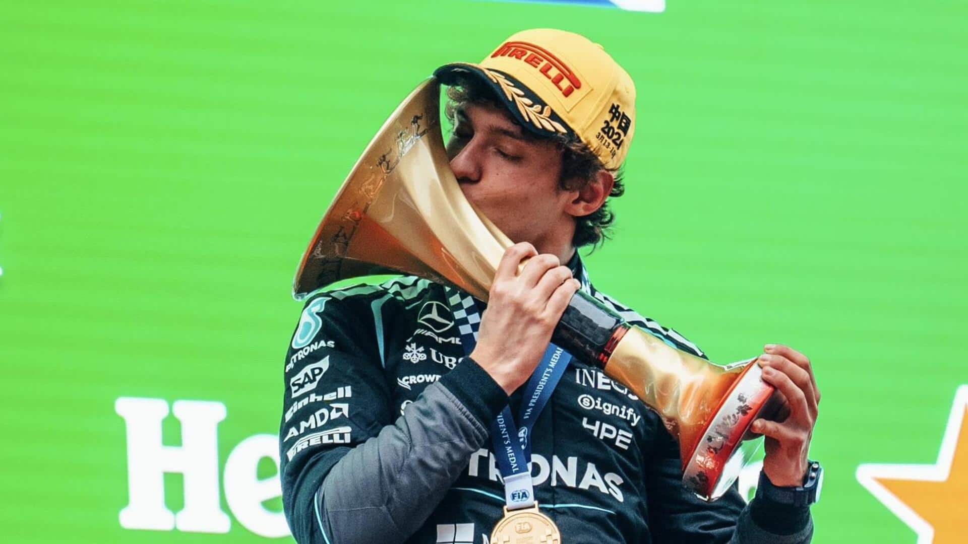 I'm speechless, says Kimi Antonelli after winning 2026 Chinese GP