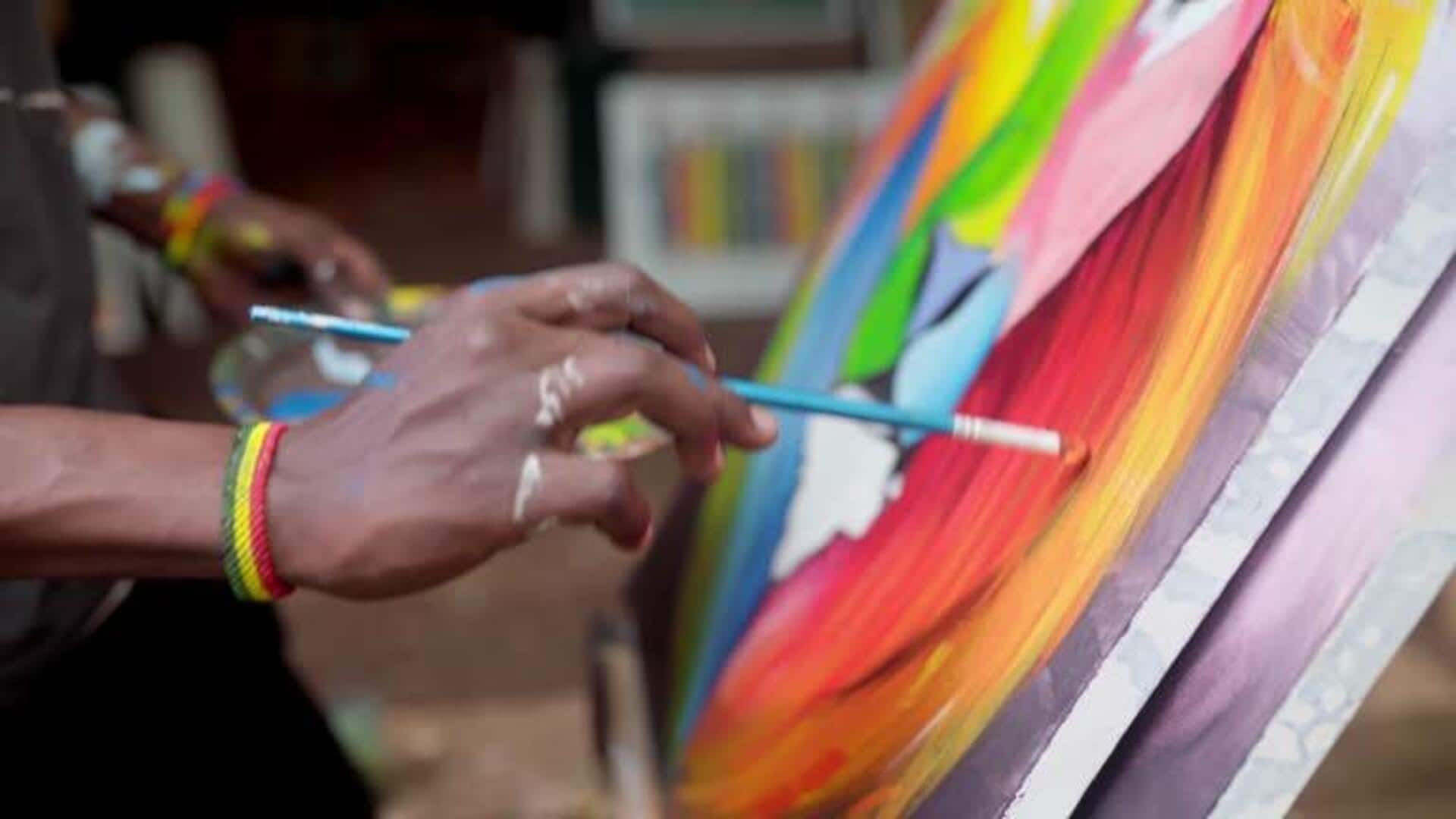 How to create art using natural dyes