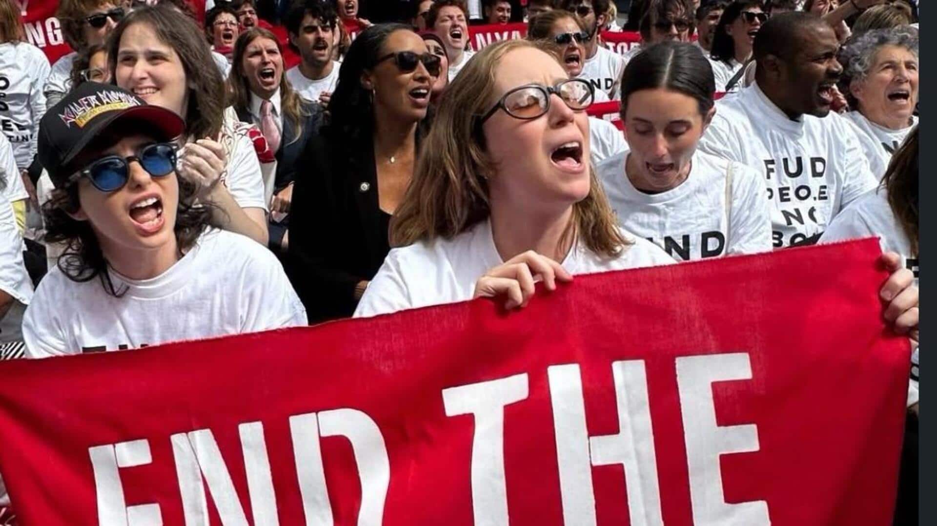 Susan Sarandon, Hannah Einbinder arrested at anti-Netanyahu protest