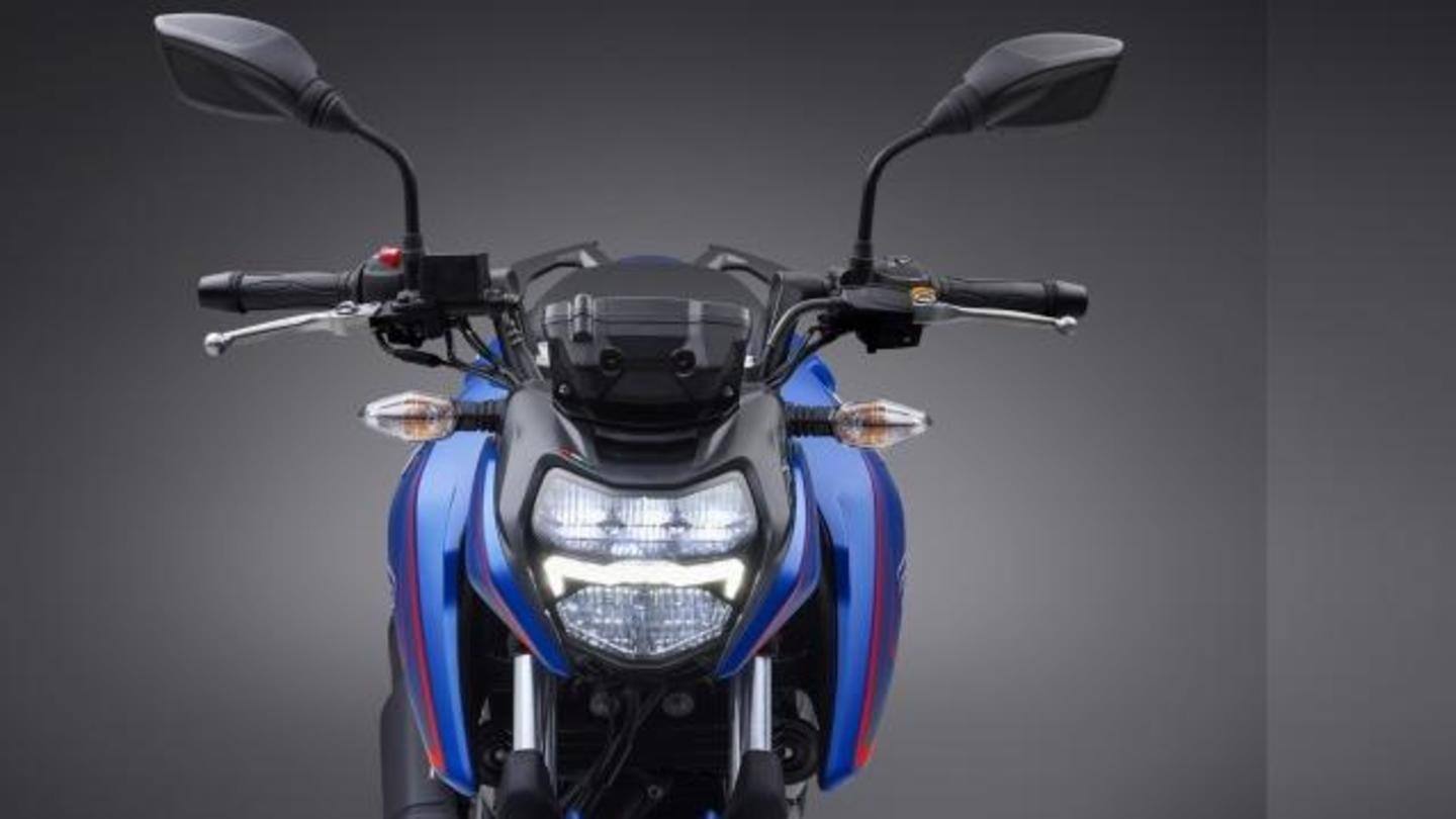 The bike is offered in three color options The bike is offered in three color options