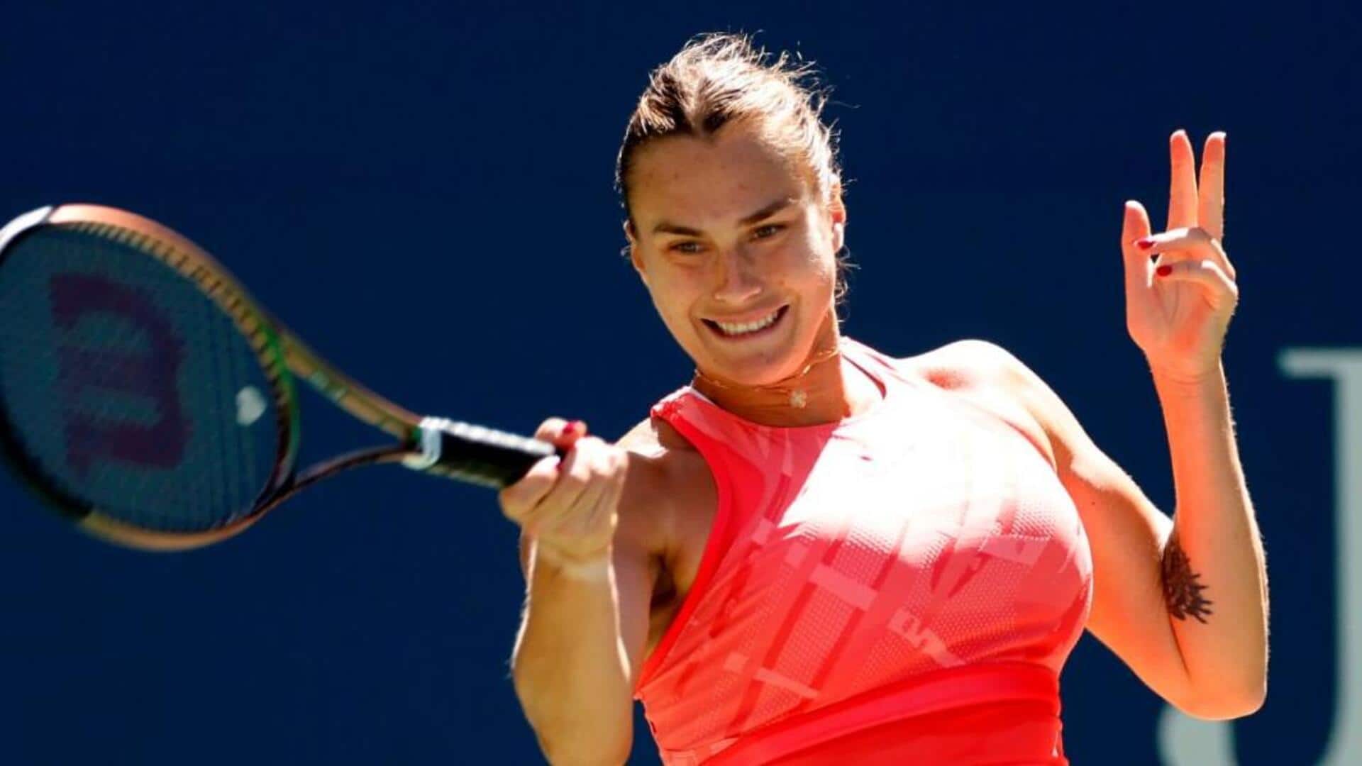 2023 US Open, Aryna Sabalenka reaches third round: Key stats