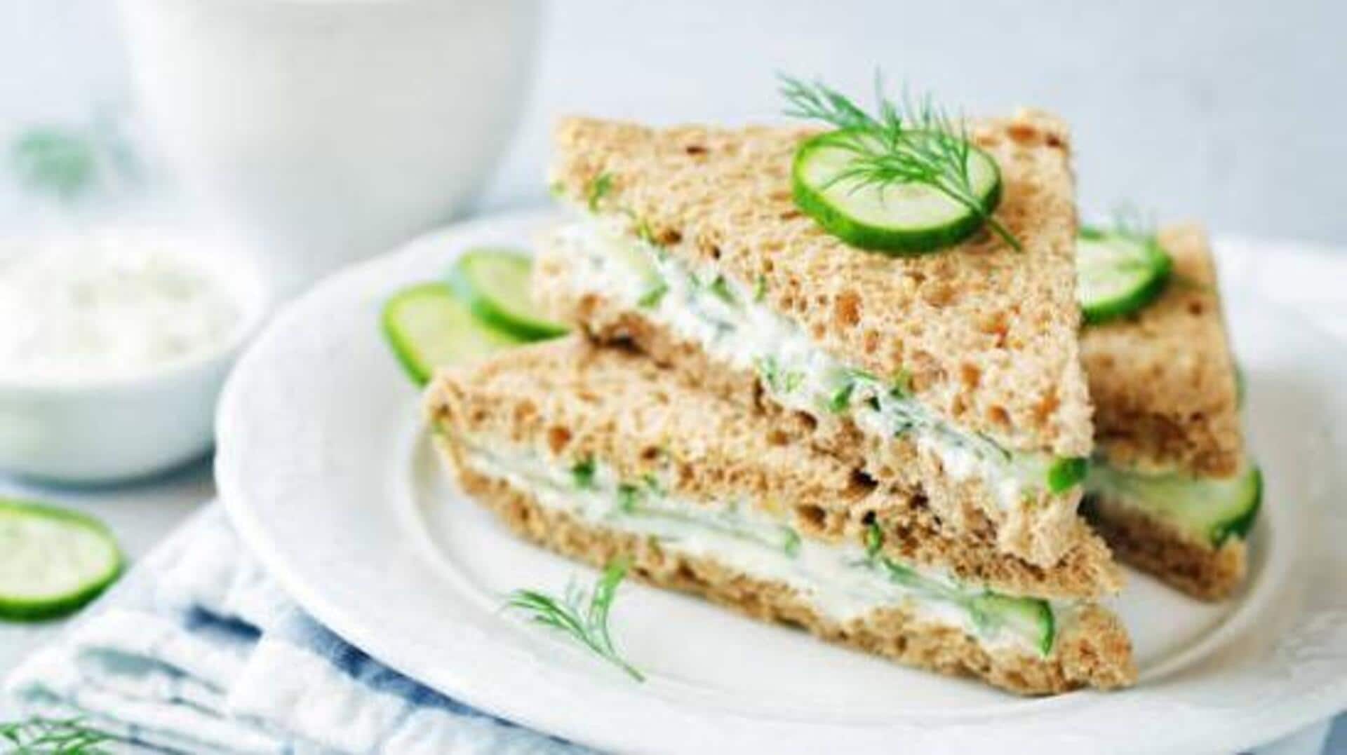 Sandwich lovers, try this creamy cucumber creation 