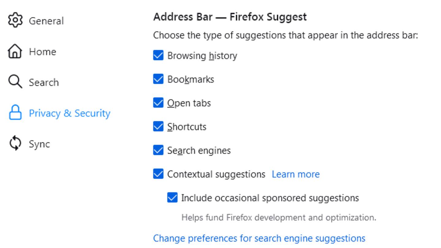 Paid suggestions can be easily disabled Paid suggestions can be easily disabled