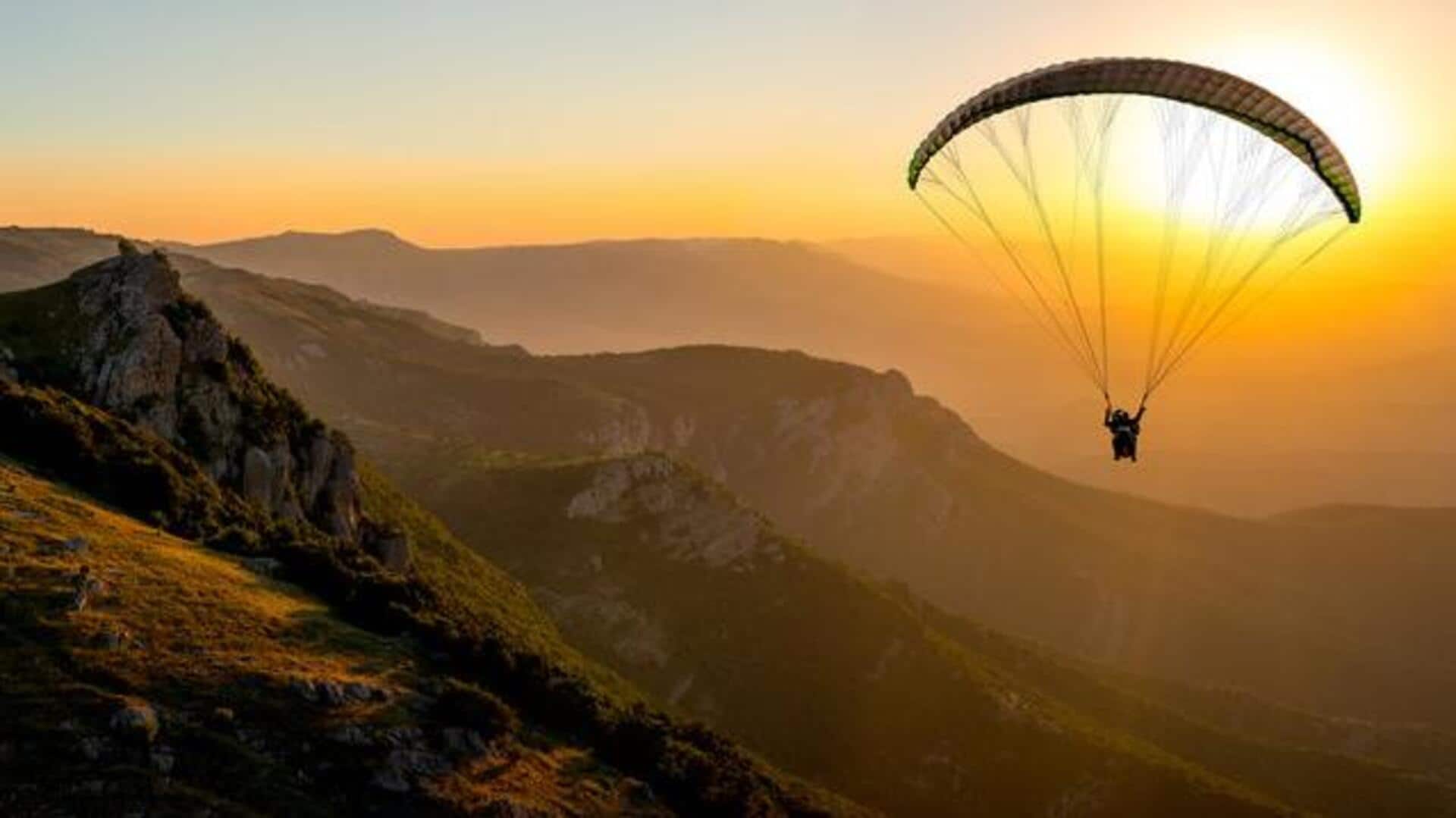 Paragliding in Africa: Mountains with breathtaking views