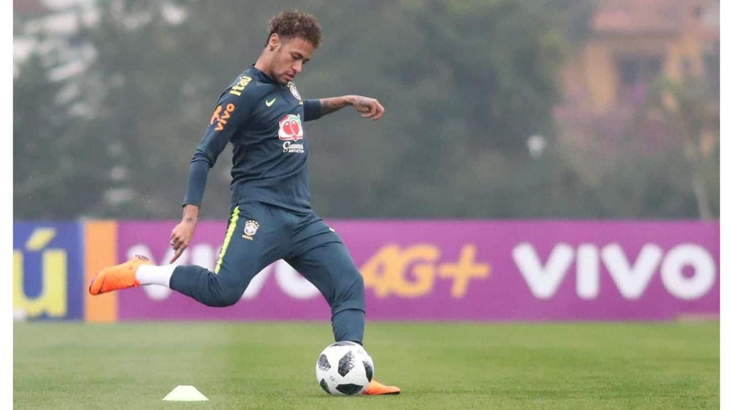 Good news for Brazil, Neymar is recovering faster than expected