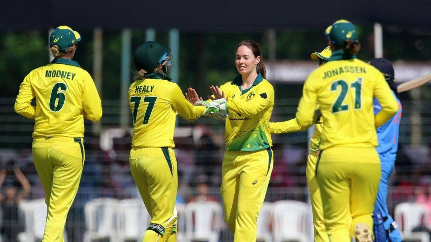 Australian women beat India to seal 3-match ODI series