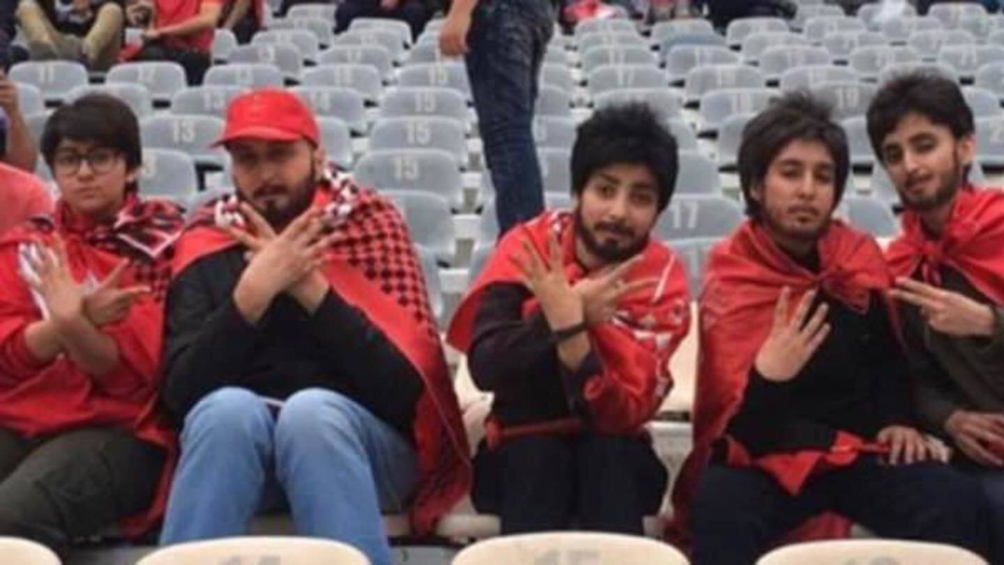 Iranian girls put-up fake beards to sneak into football stadium