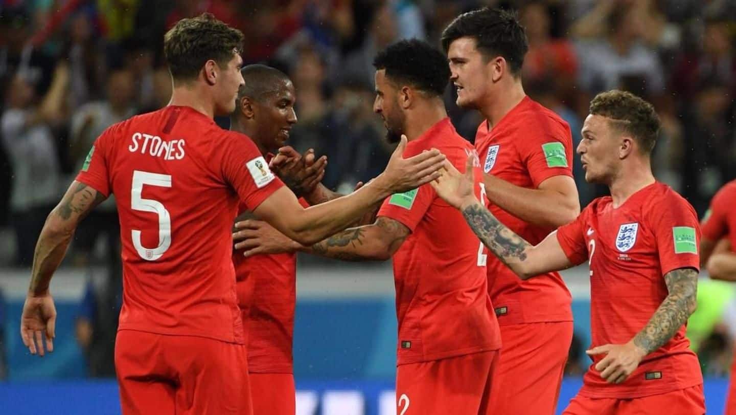 England take on Colombia for a spot in the quarter-finals