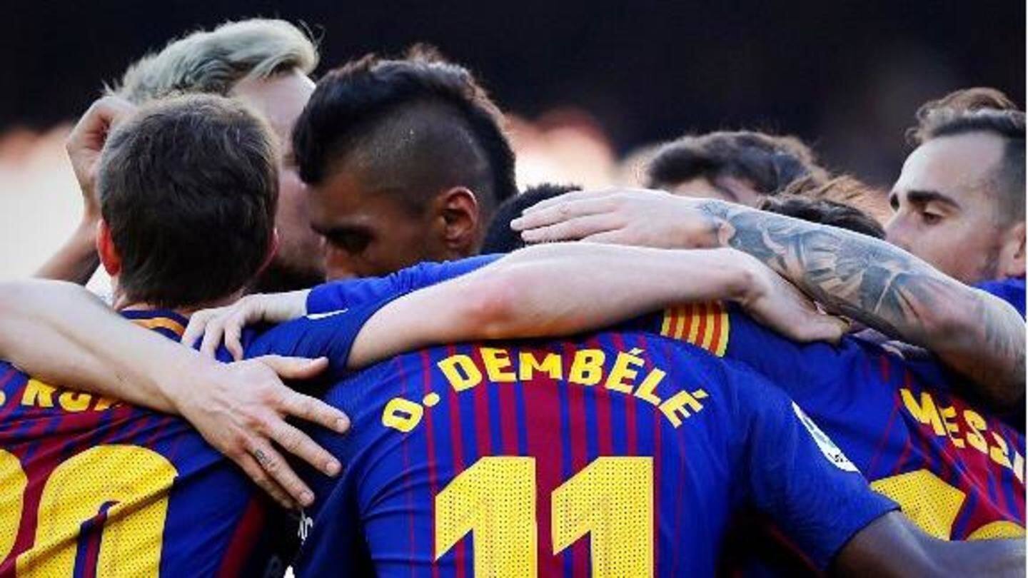 Football: Barcelona humbled, City shatter records