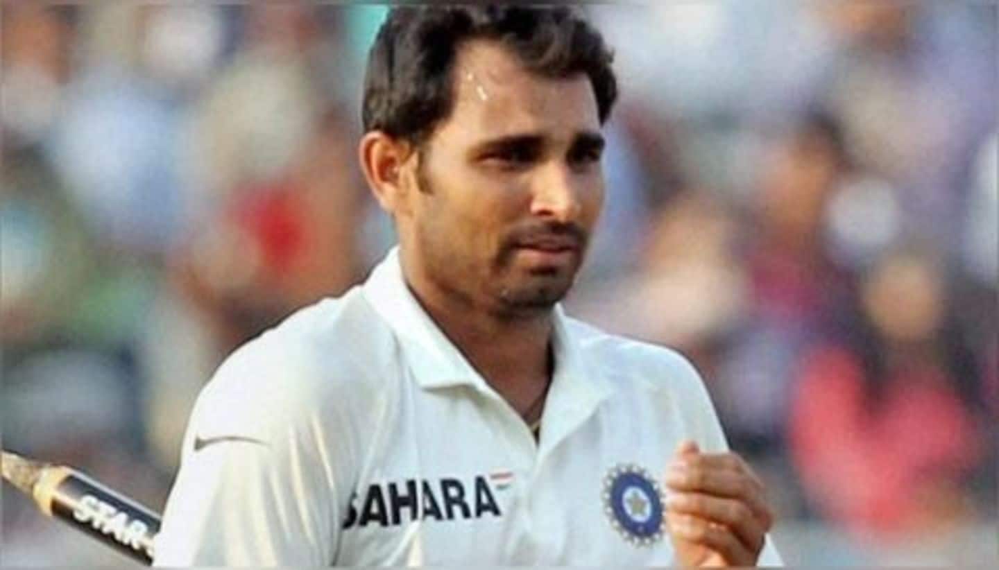 Mohammed Shami fails fitness test, out of Afghanistan Test