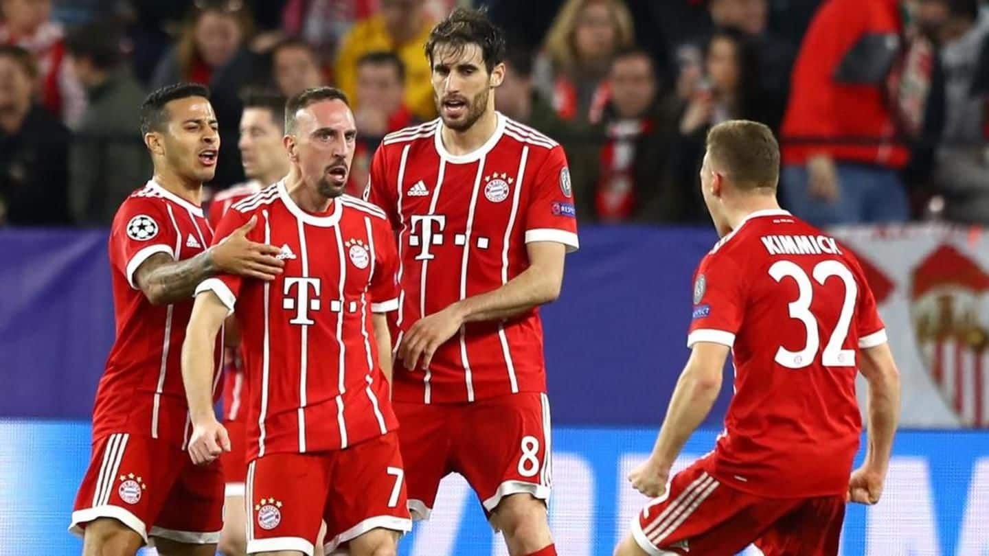 Champions League: Bayern Munich sneak past Sevilla