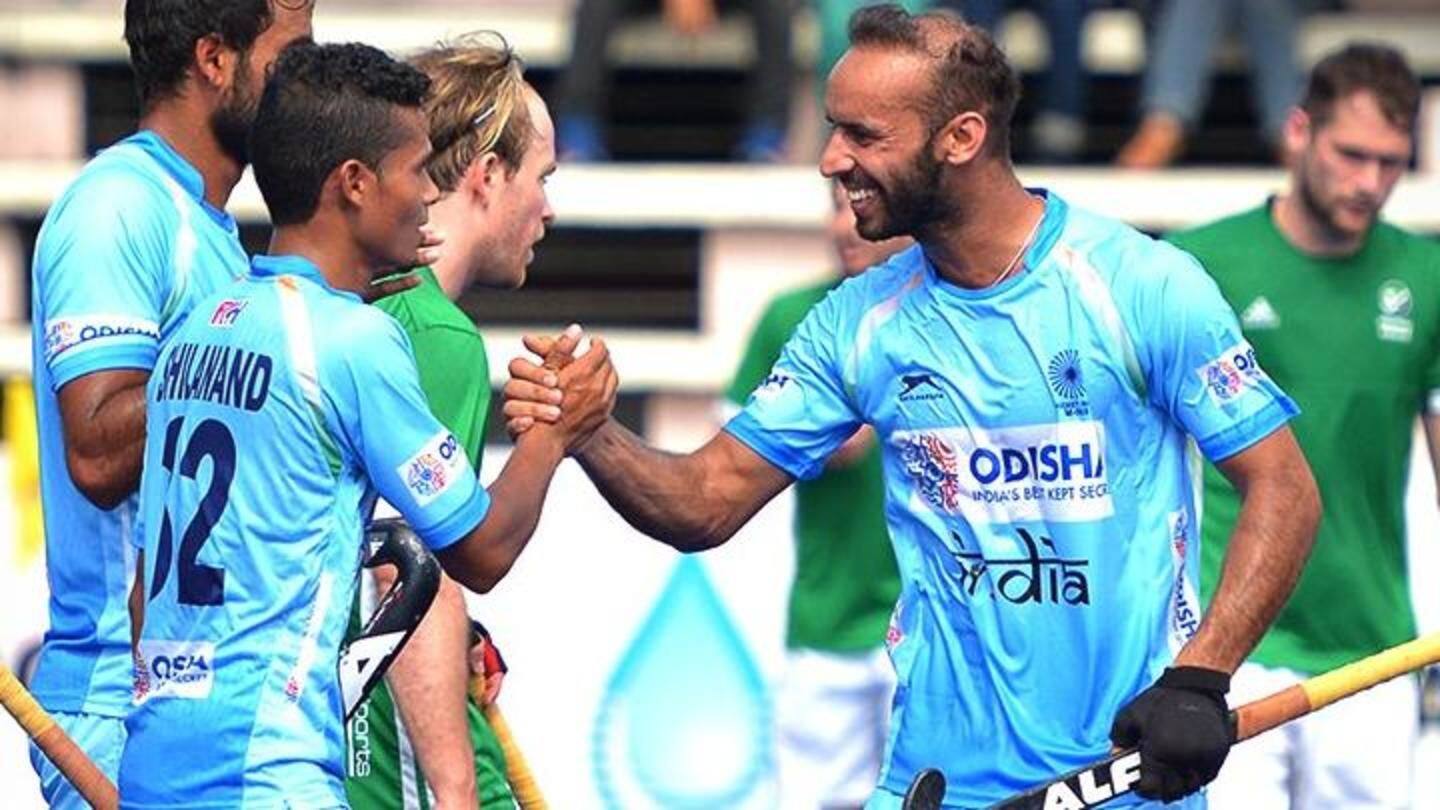 Hockey: India would face Pakistan in Champions Trophy's curtain raiser