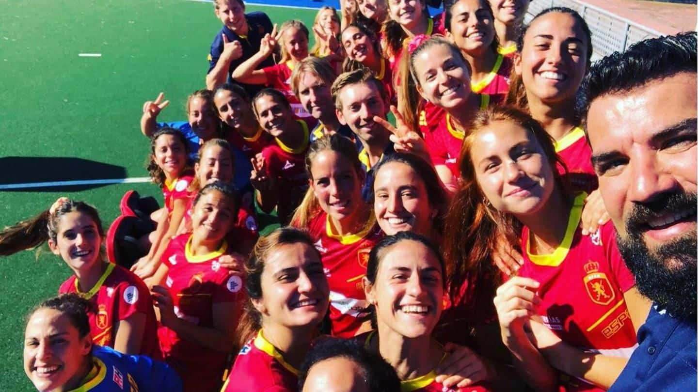 Indian women's hockey team loses 1-4 to Spain