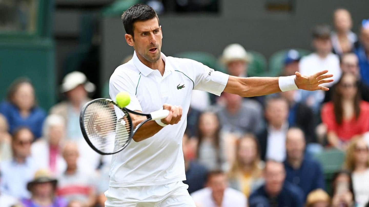 2021 Wimbledon: Novak Djokovic beats Cristian Garin in straight sets