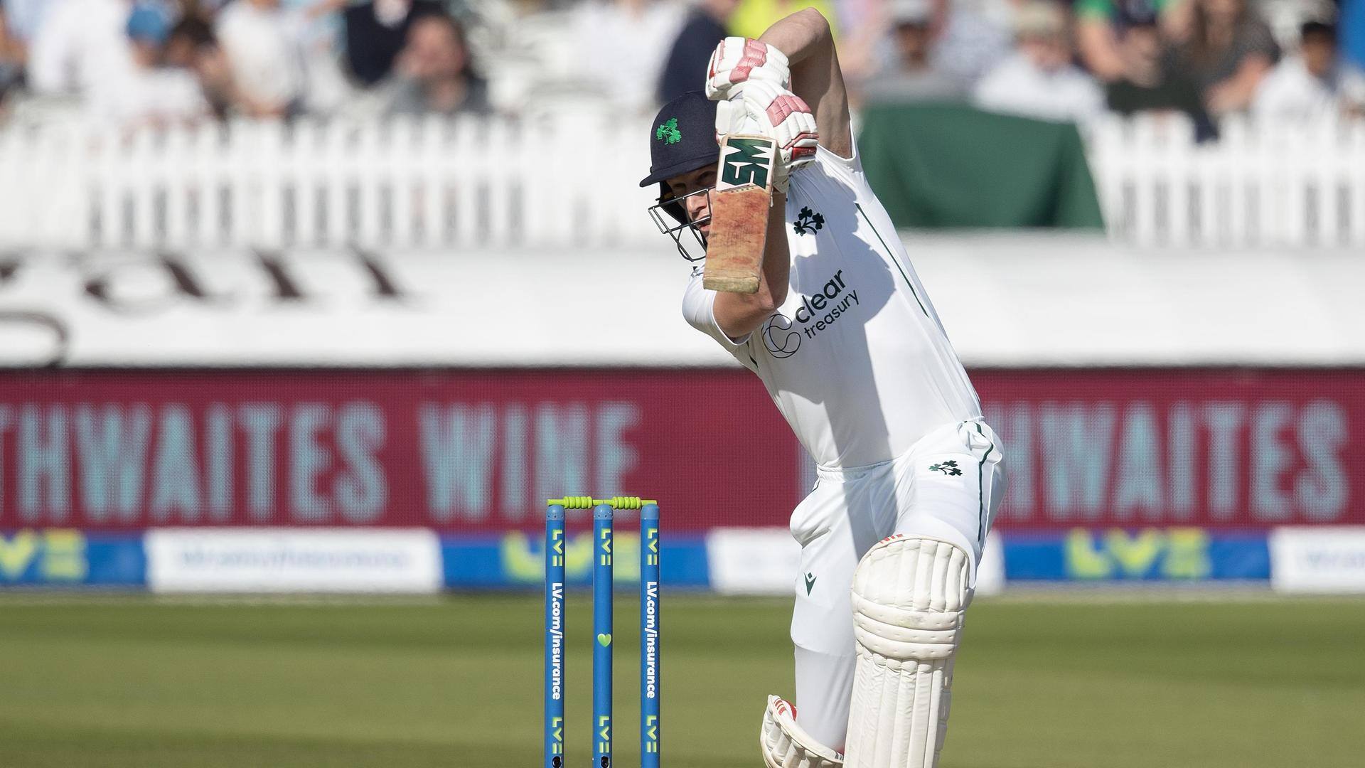 ENG vs IRE: Harry Tector slams his fourth Test fifty