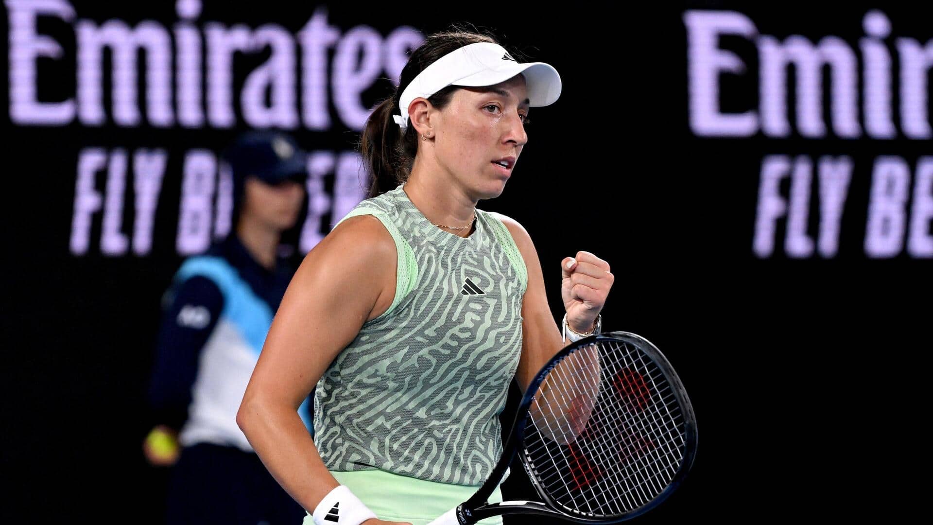 Australian Open 2024: Jessica Pegula races to second round