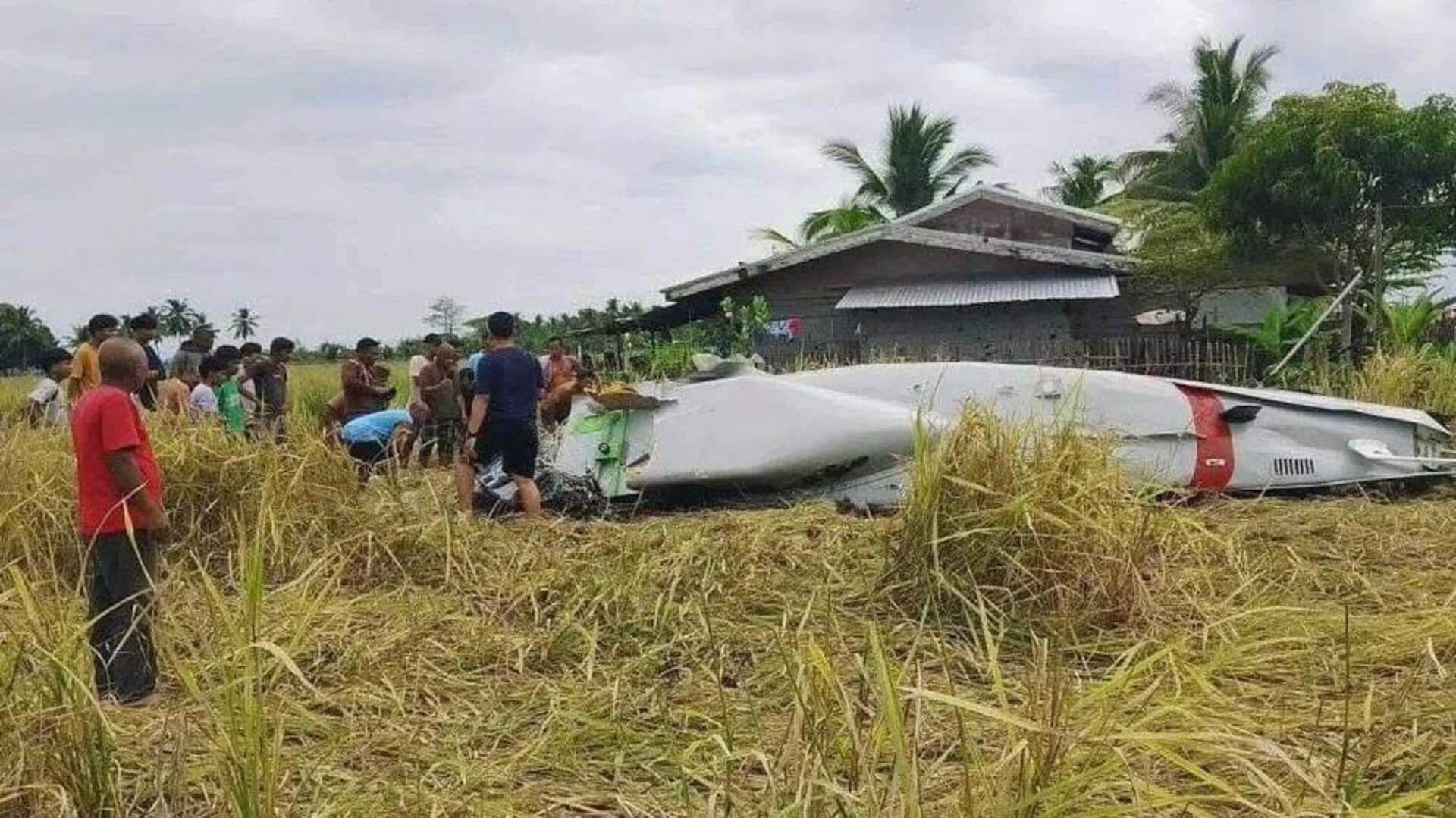 4 killed after US military-contracted plane crashes in southern Philippines 