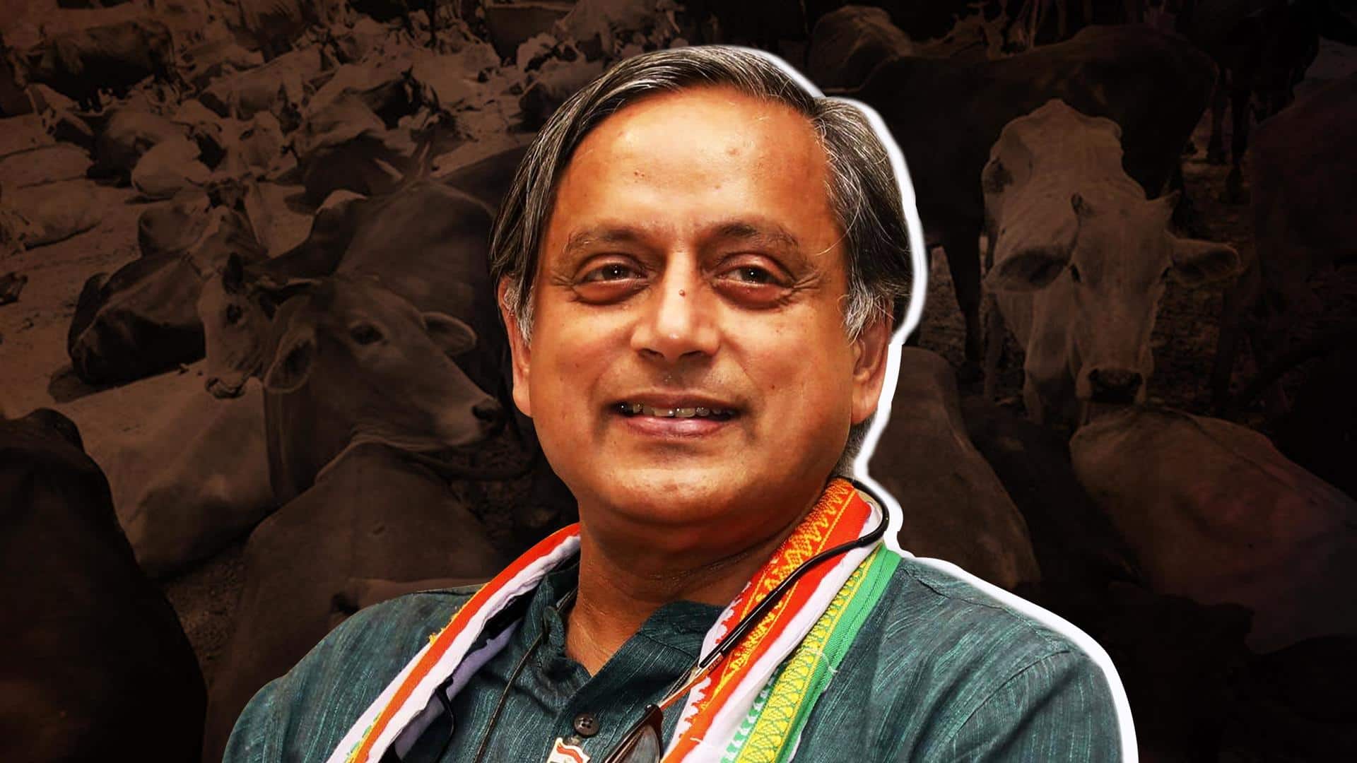 Tharoor jibes at AWBI for withdrawing 'Cow Hug Day' appeal