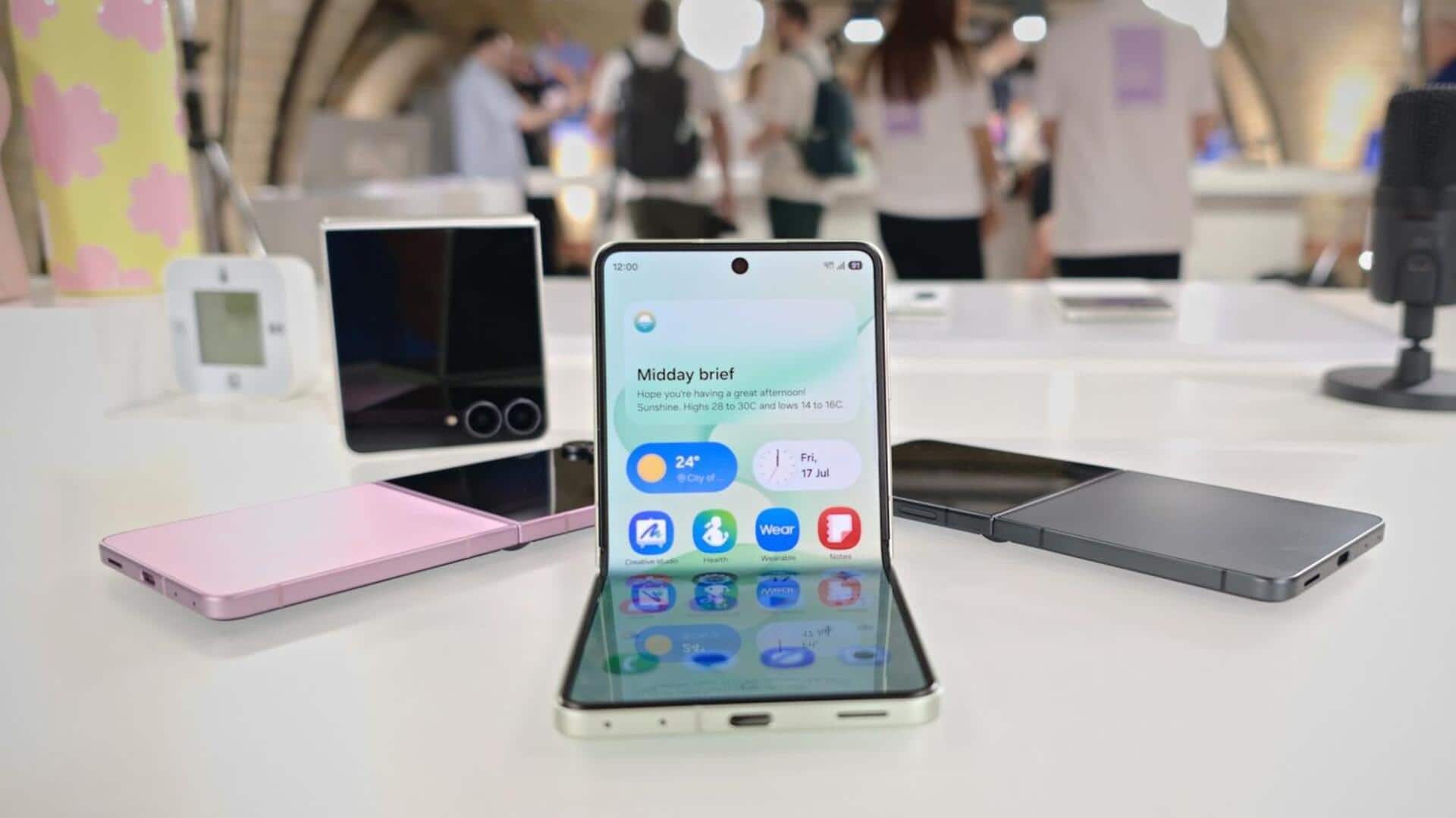 Samsung Galaxy Z Flip8 arrives with better chip, AI widgets