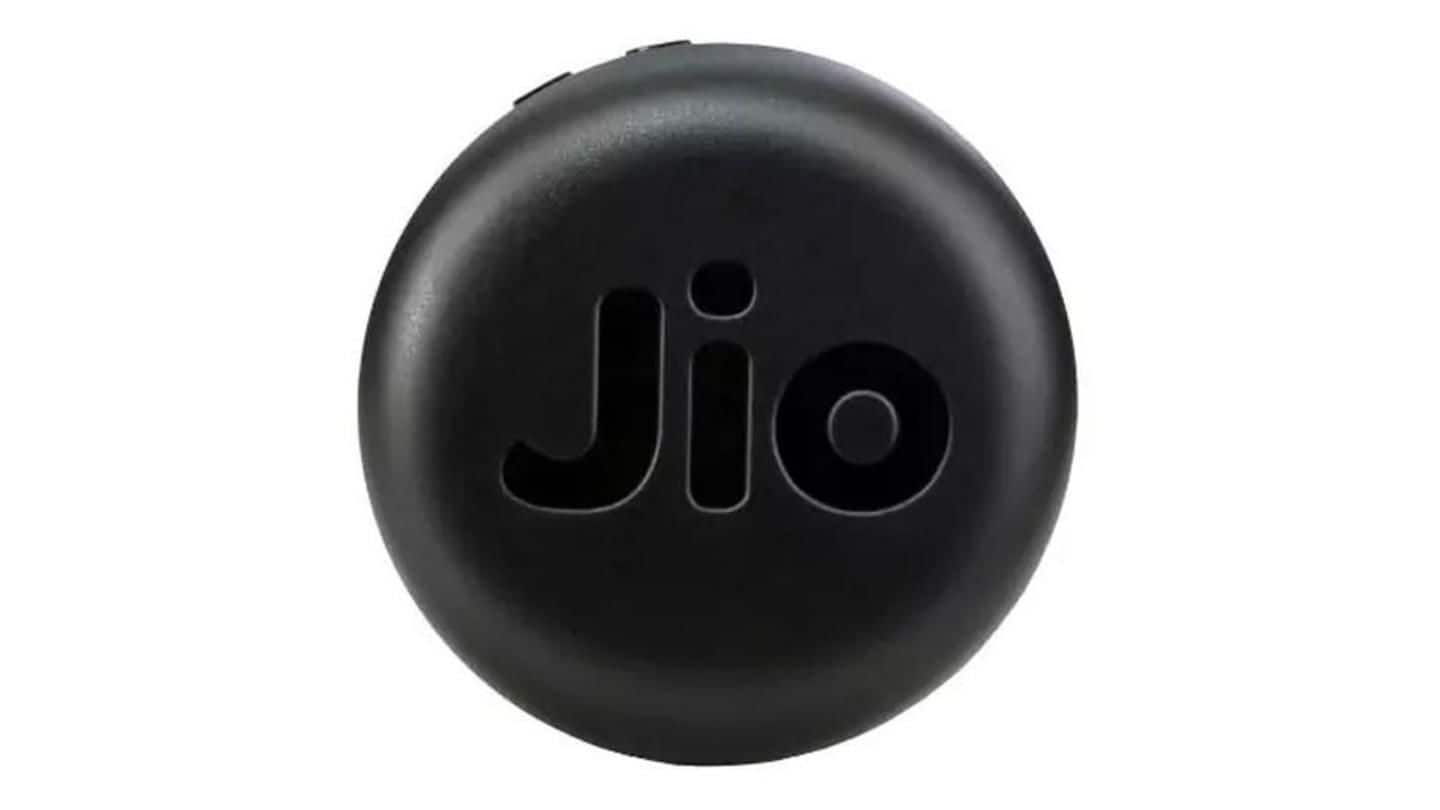 New JioFi 4G hotspot device launched at Rs. 999