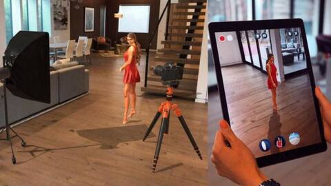 Place virtual models inside real-world scenes with this app