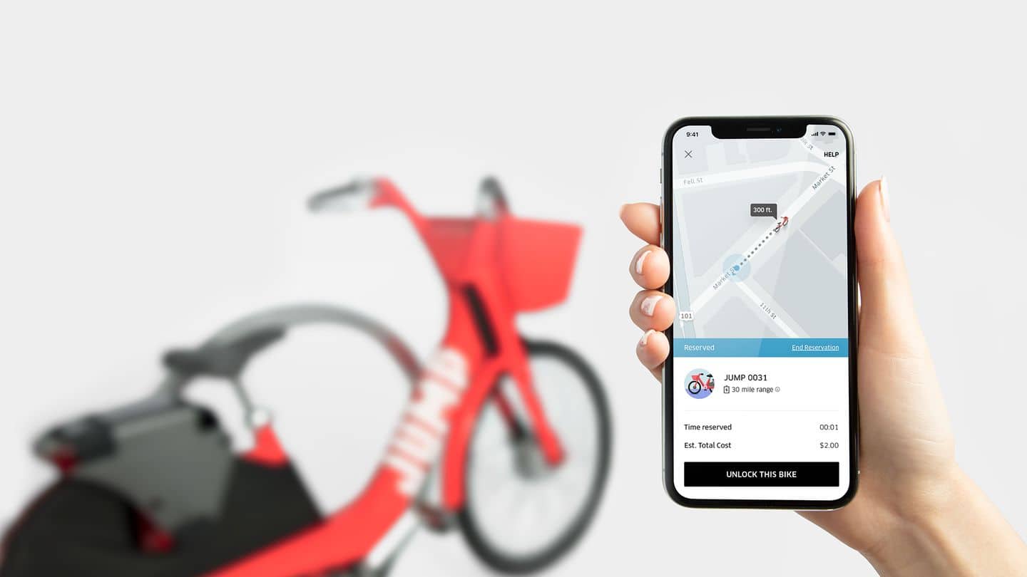 Uber acquires dockless bike-sharing start-up JUMP for $200 million